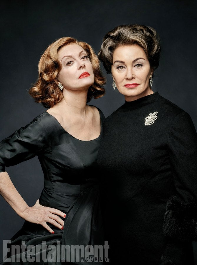 Susan Sarandon and Jessica Lange will star as rivals Bette Davis and Joan Crawford