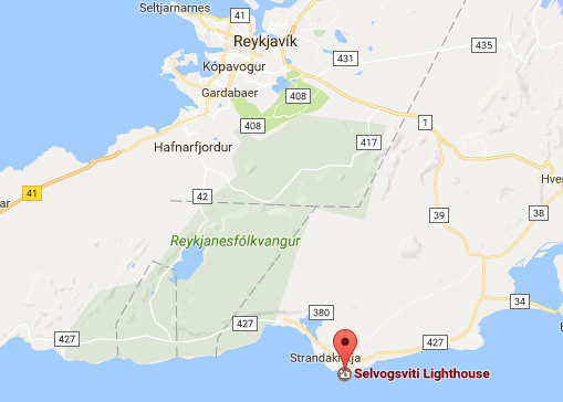 Ms Brjansdottir was found by Selvogsviti Lighthouse, around 65 kilometres from where she went missing