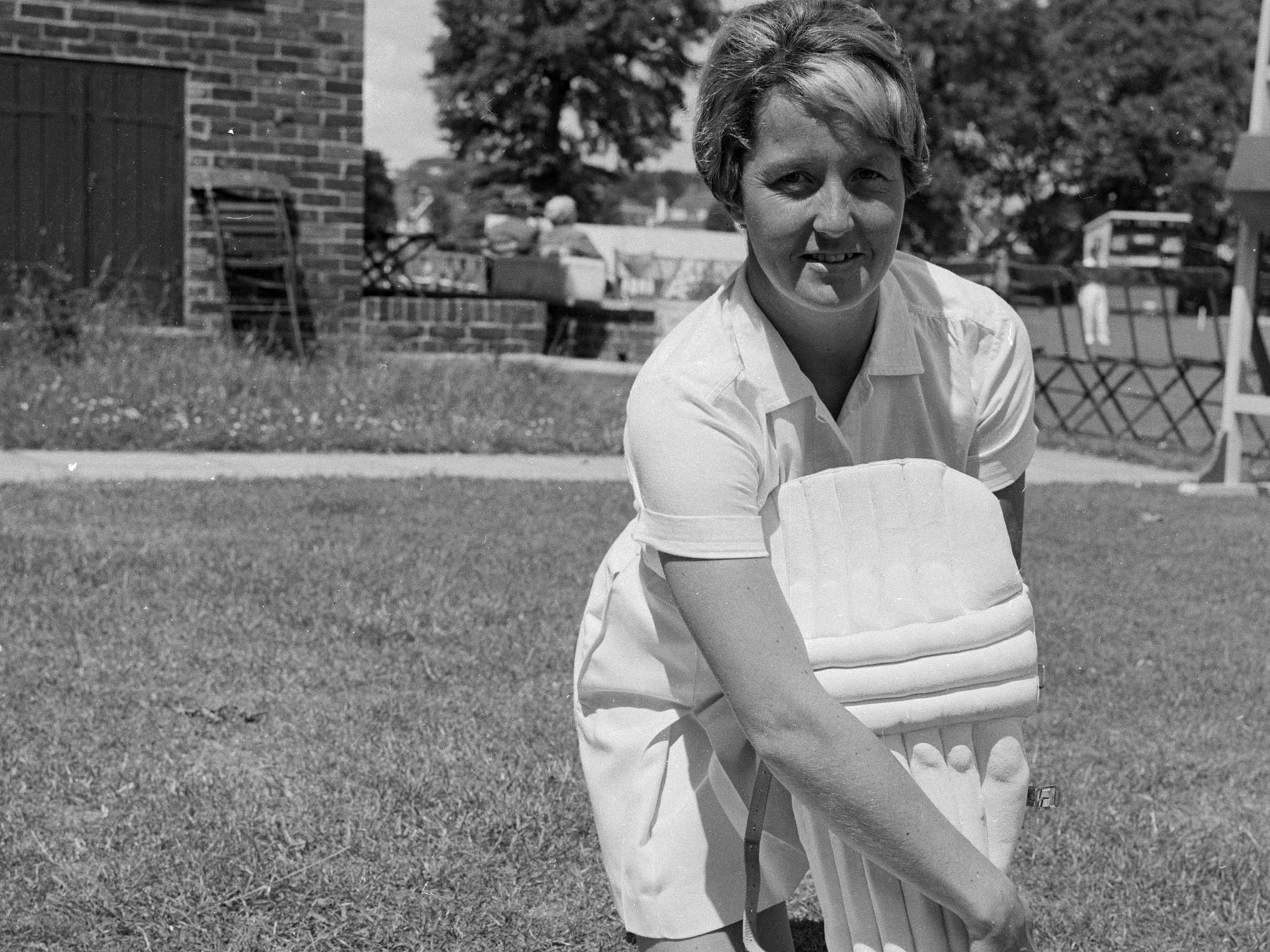 English cricketer Rachael Heyhoe Flint