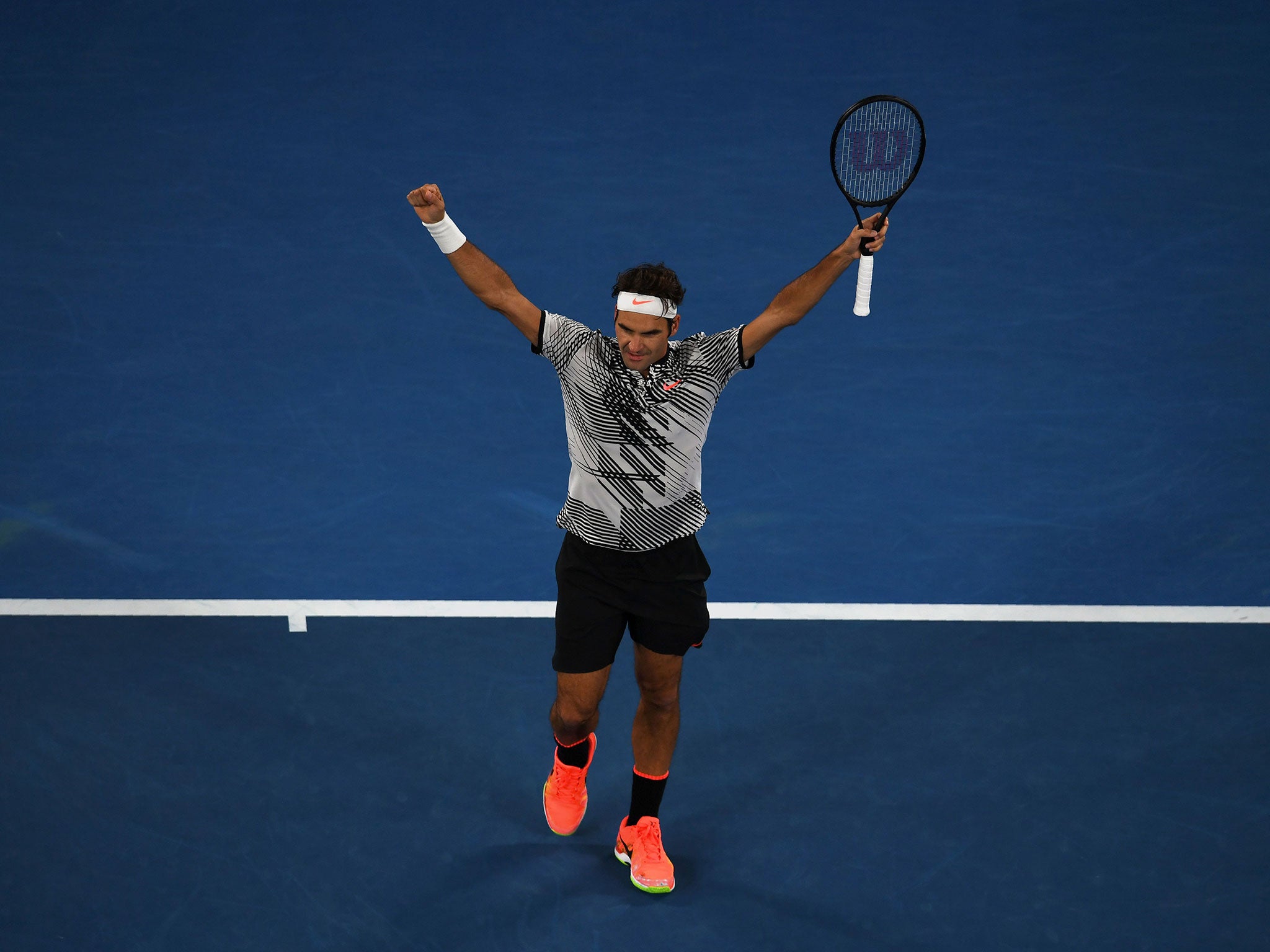 After a difficult 2016 season Federer is in touching distance of securing his first Gram Slam title in five years