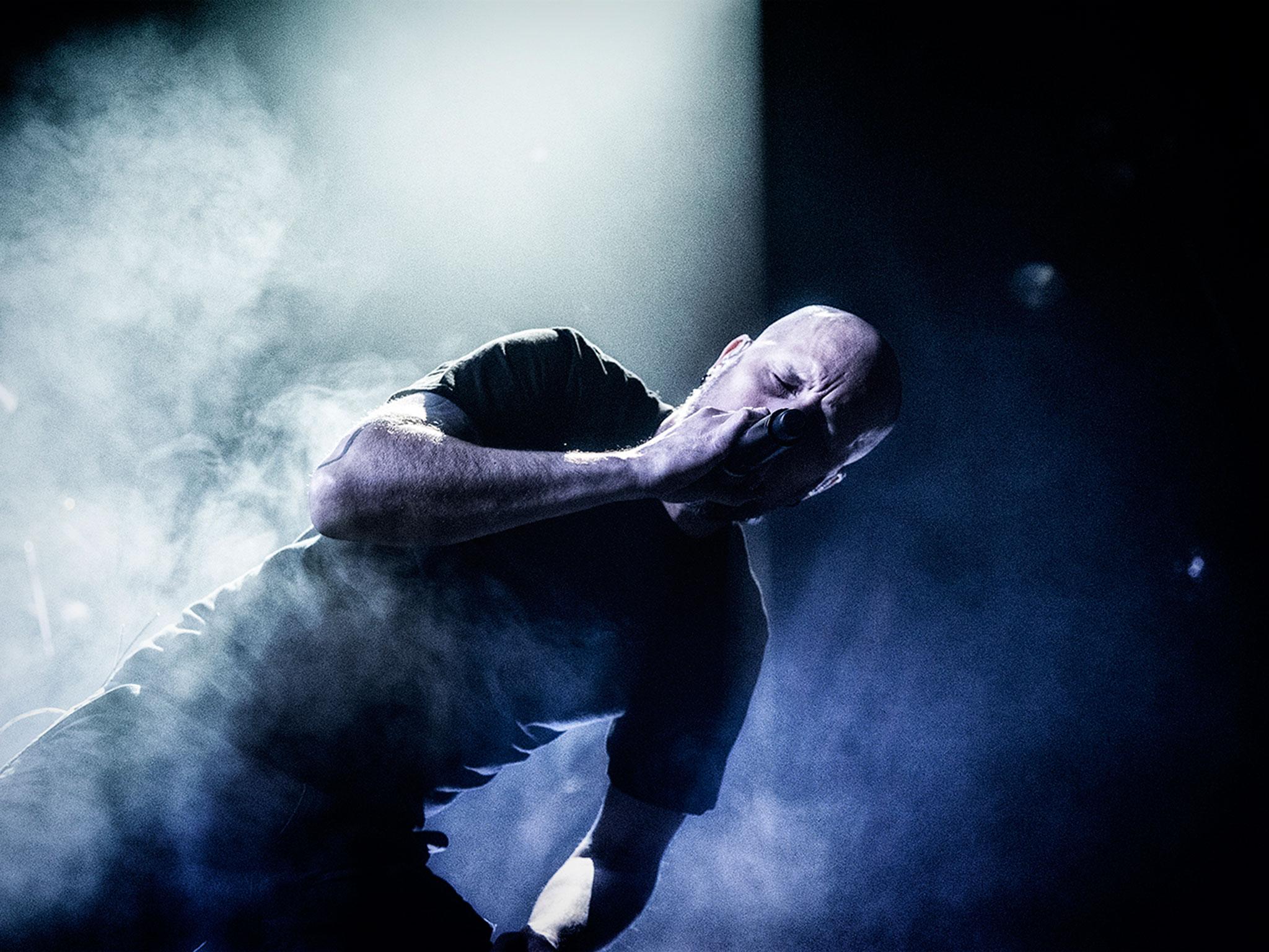 Meshuggah vocalist Jens Kidman, 'a ferocious presence'