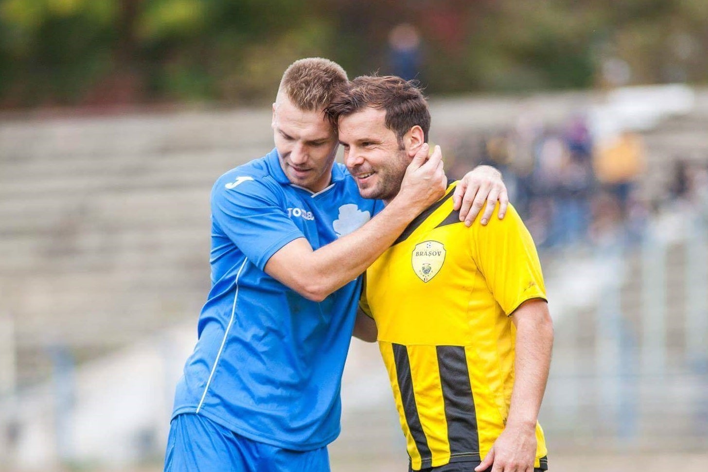 Petean in action for his final club, Dacia Unirea Braila