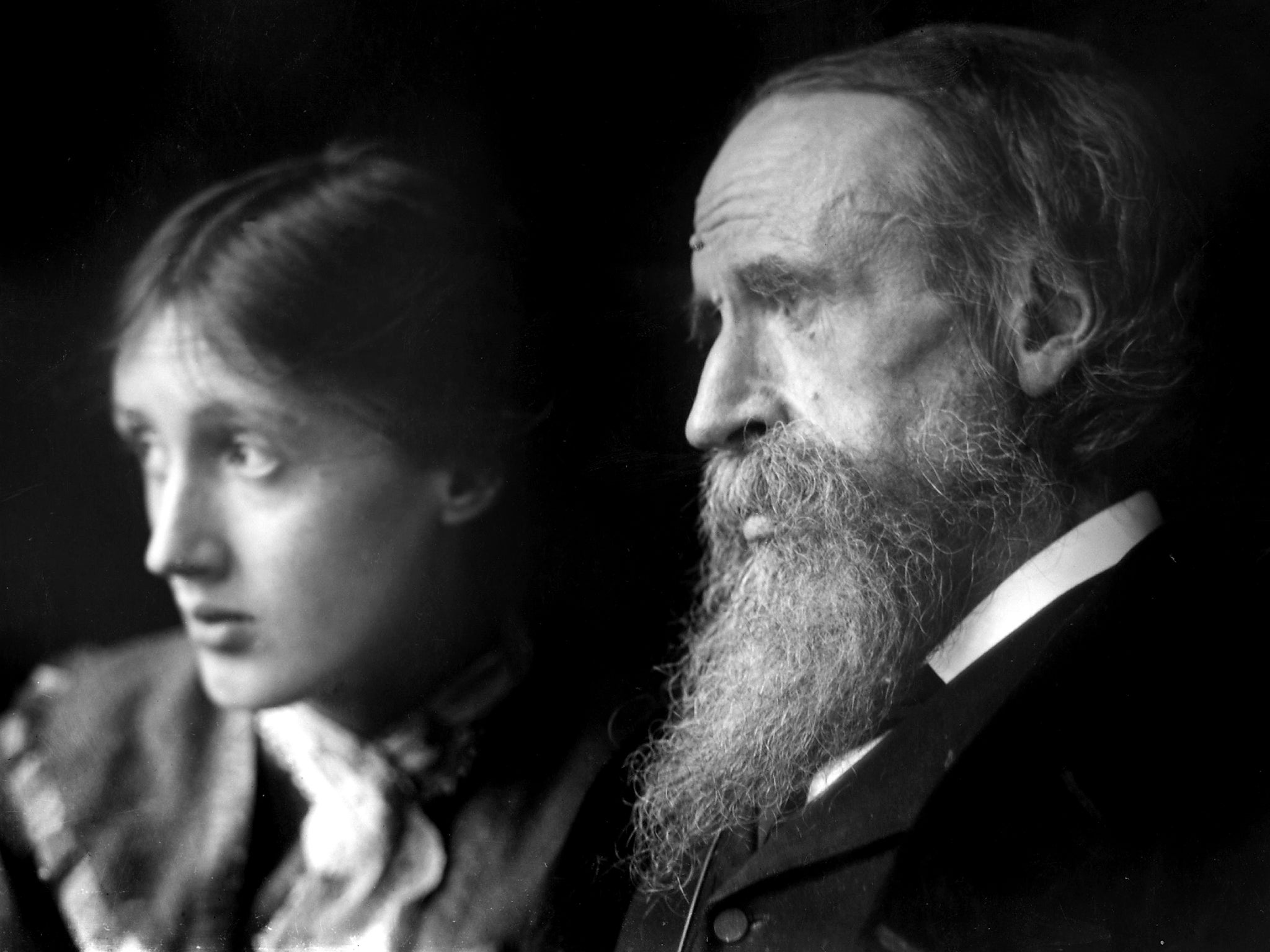 Virginia Woolf, pictured with her father, Sir Leslie Stephen (Getty)