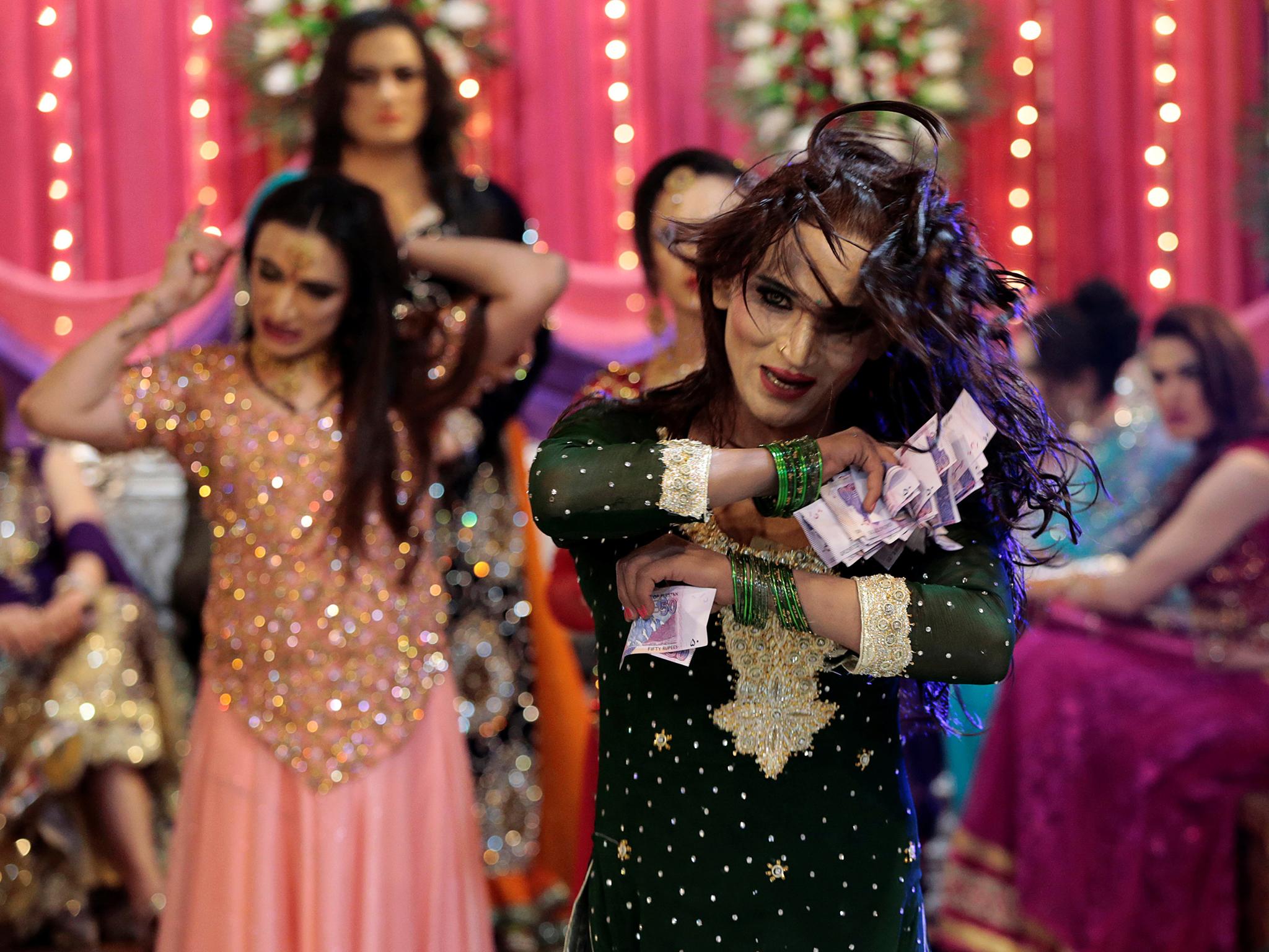 Dancing at Shakeela's party, an event to celebrate a transgender life in middle-age