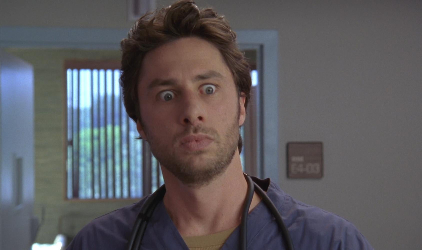 Zach Braff as JD in ‘Scrubs’