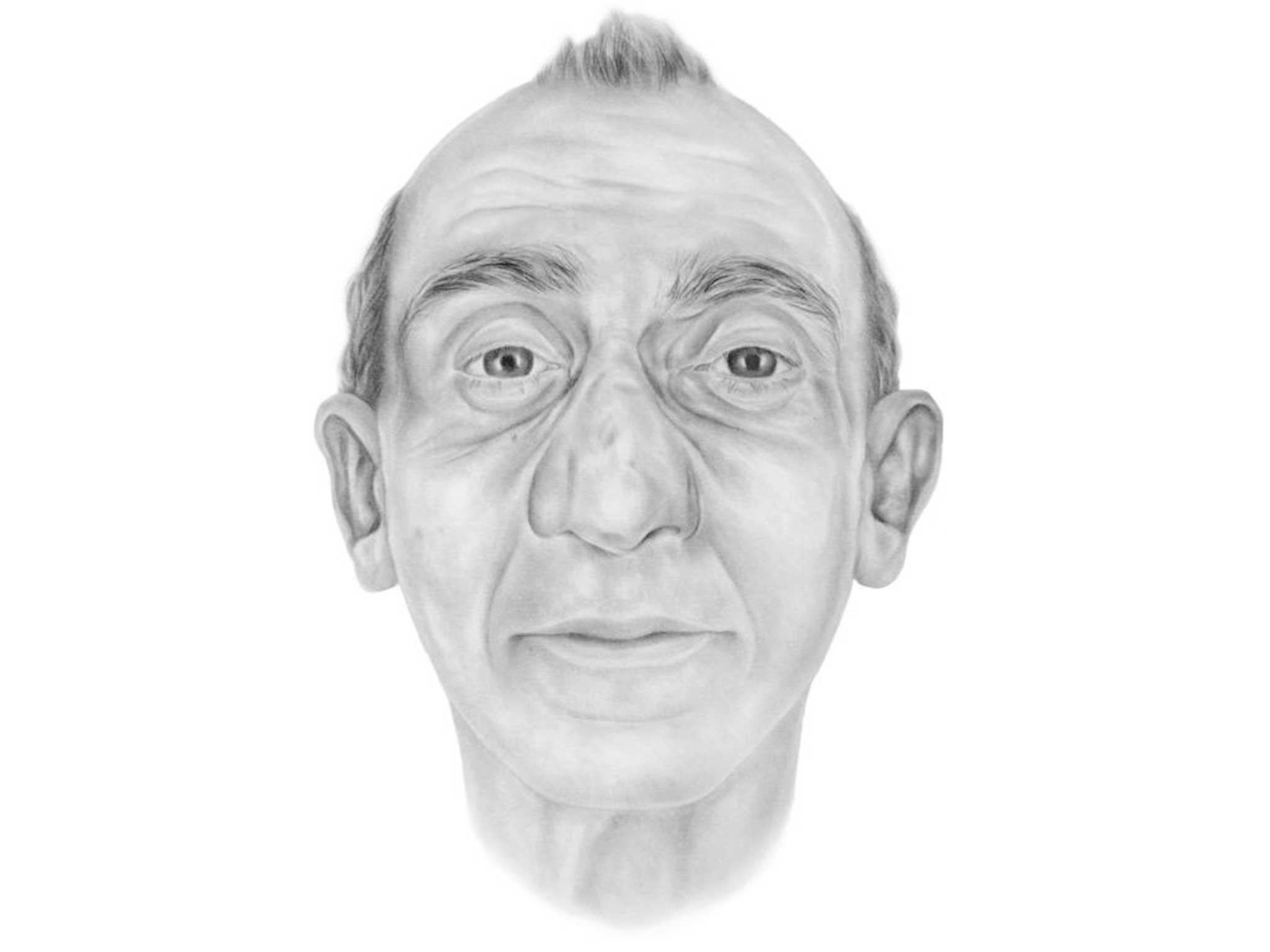 Police released an artist’s impression of Mr Lytton in a bid to identify him