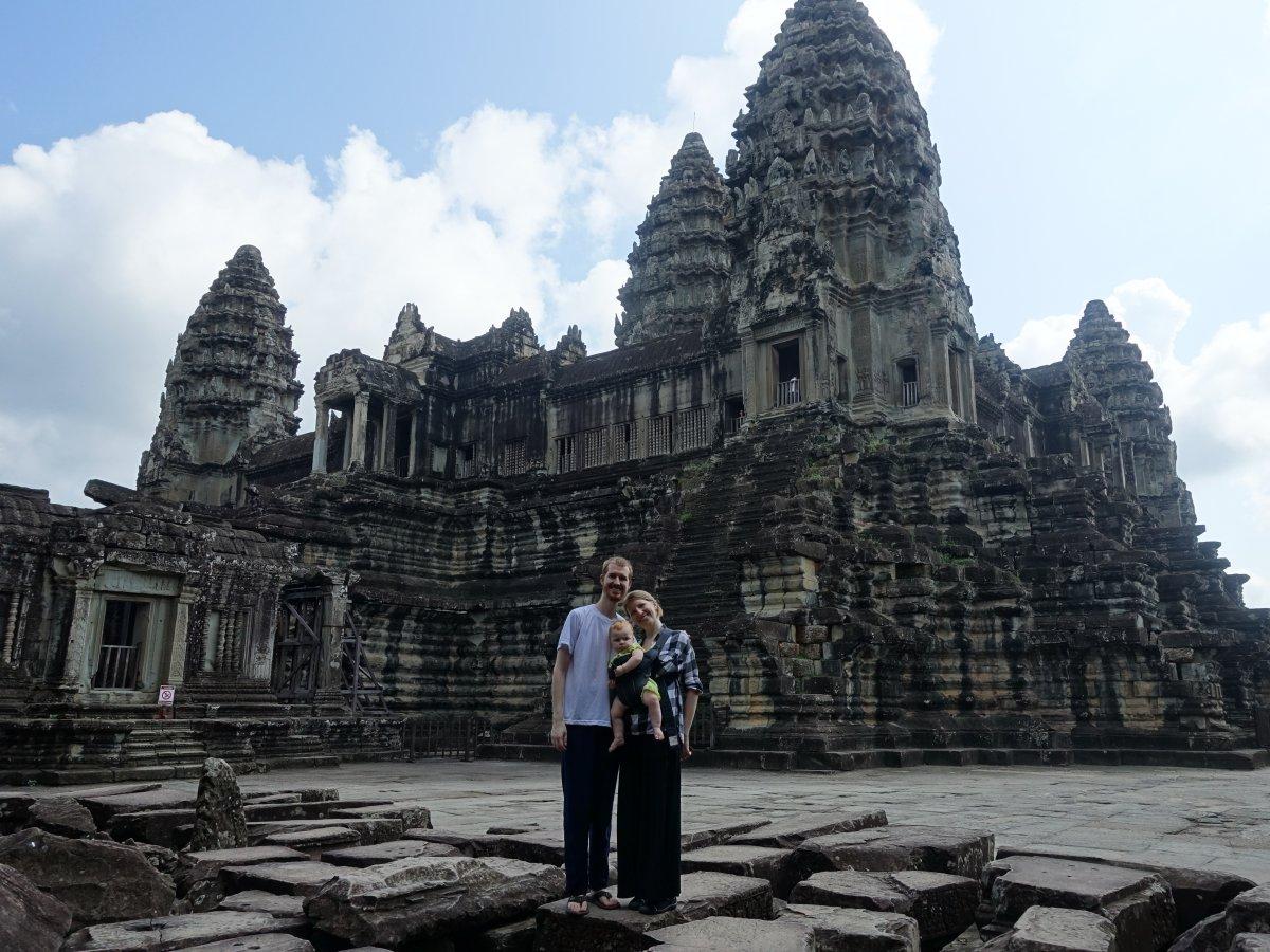 Touring Angkor Wat, Cambodia