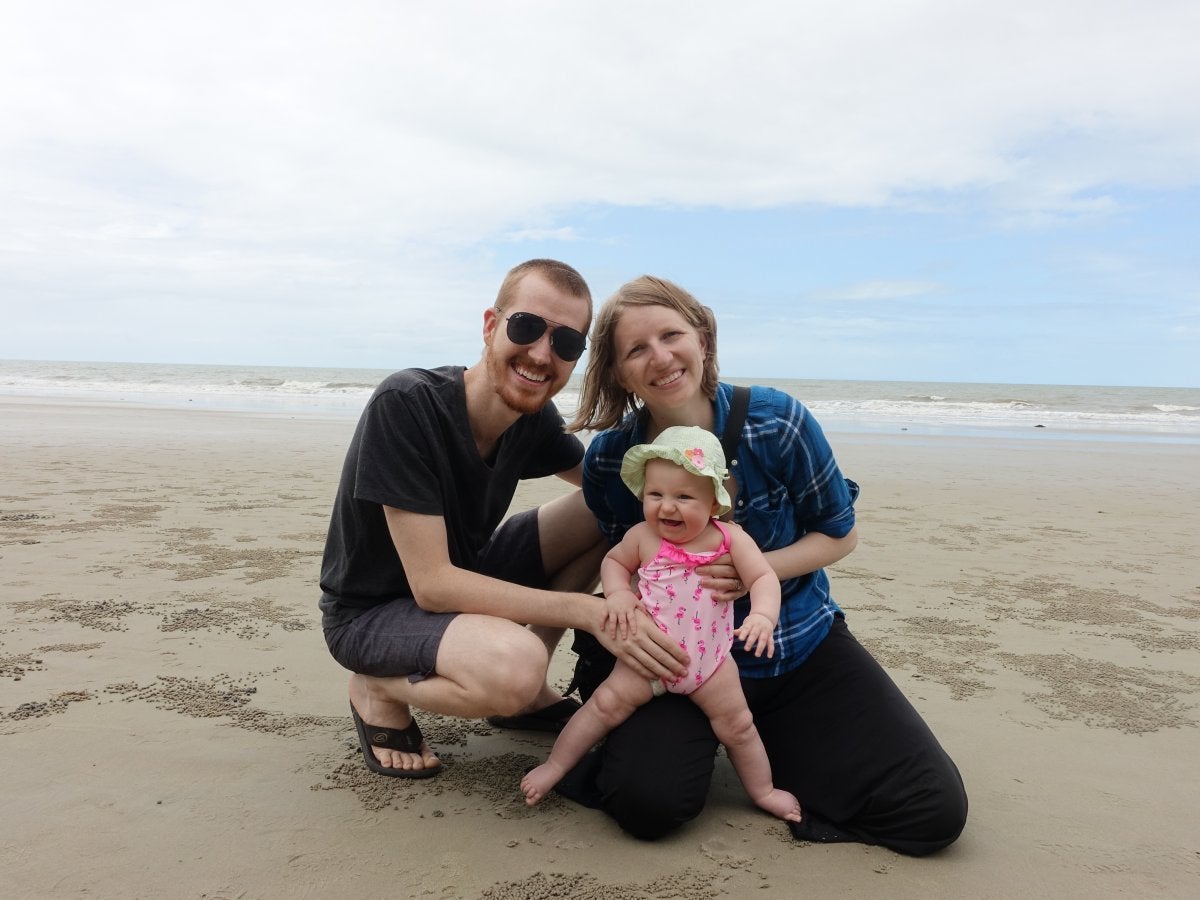 Enjoying the beach at Port Douglas, Australia