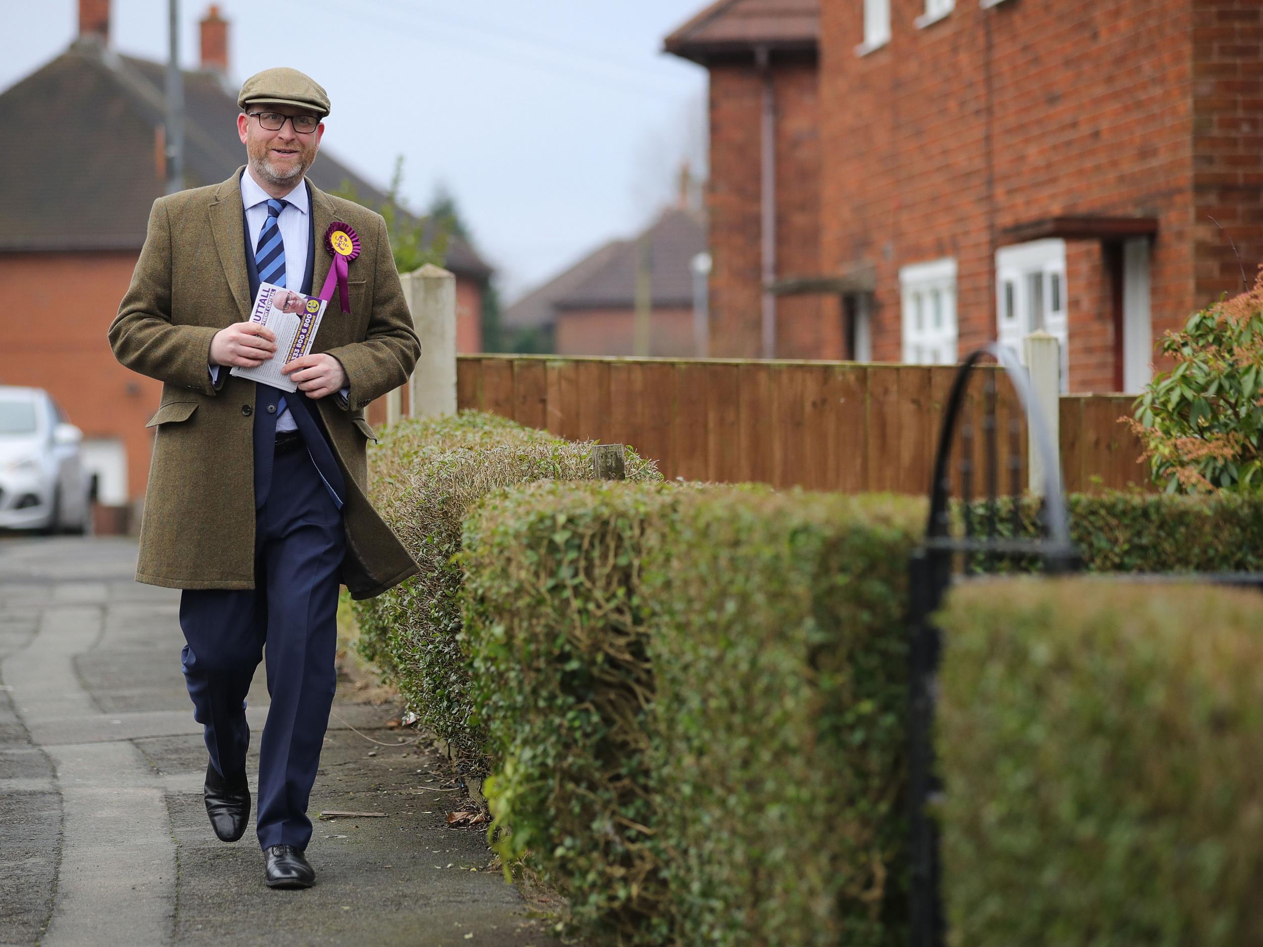 Ukip's leader Paul Nuttall is contesting in the Stoke-on-Trent Central by-election