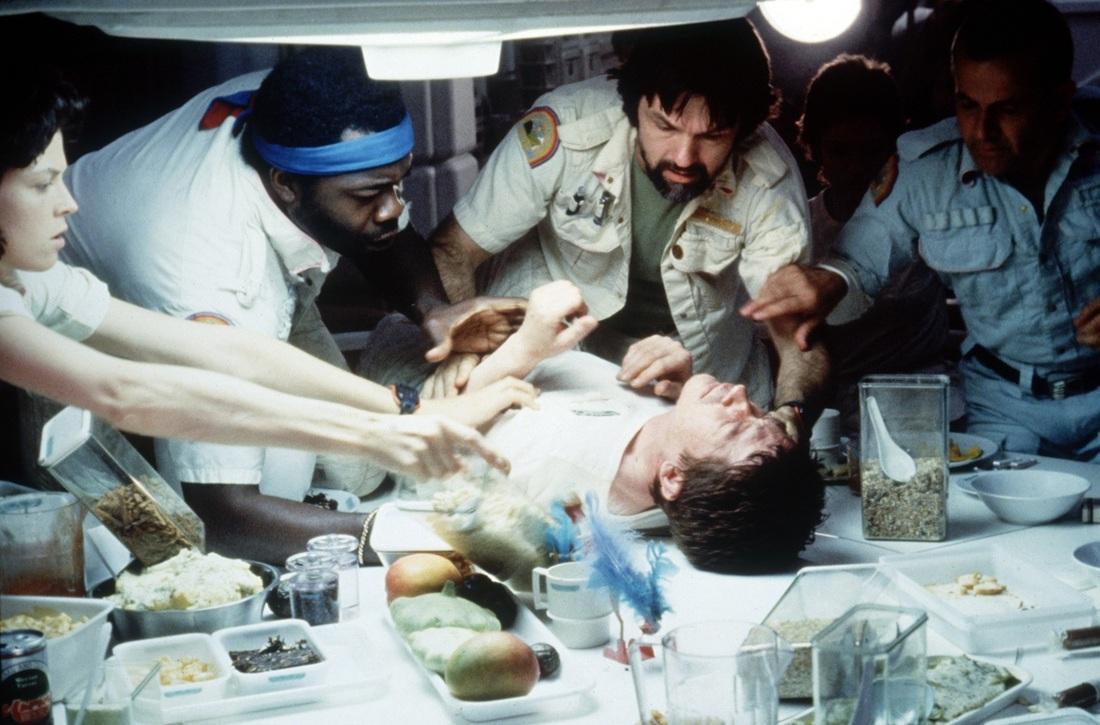 John Hurt and the cast of ‘Alien’