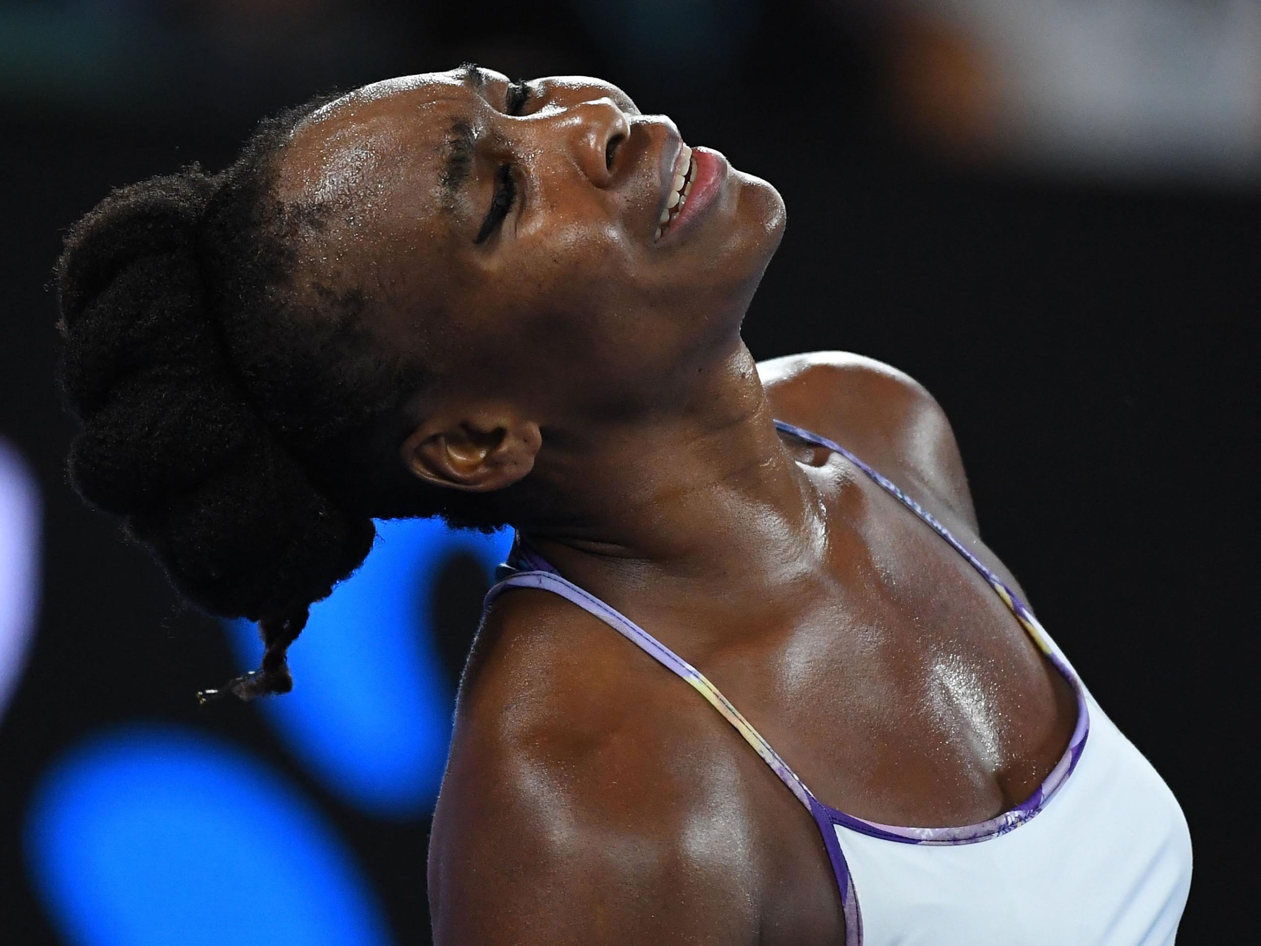 Venus was looking to win her eighth Grand Slam title