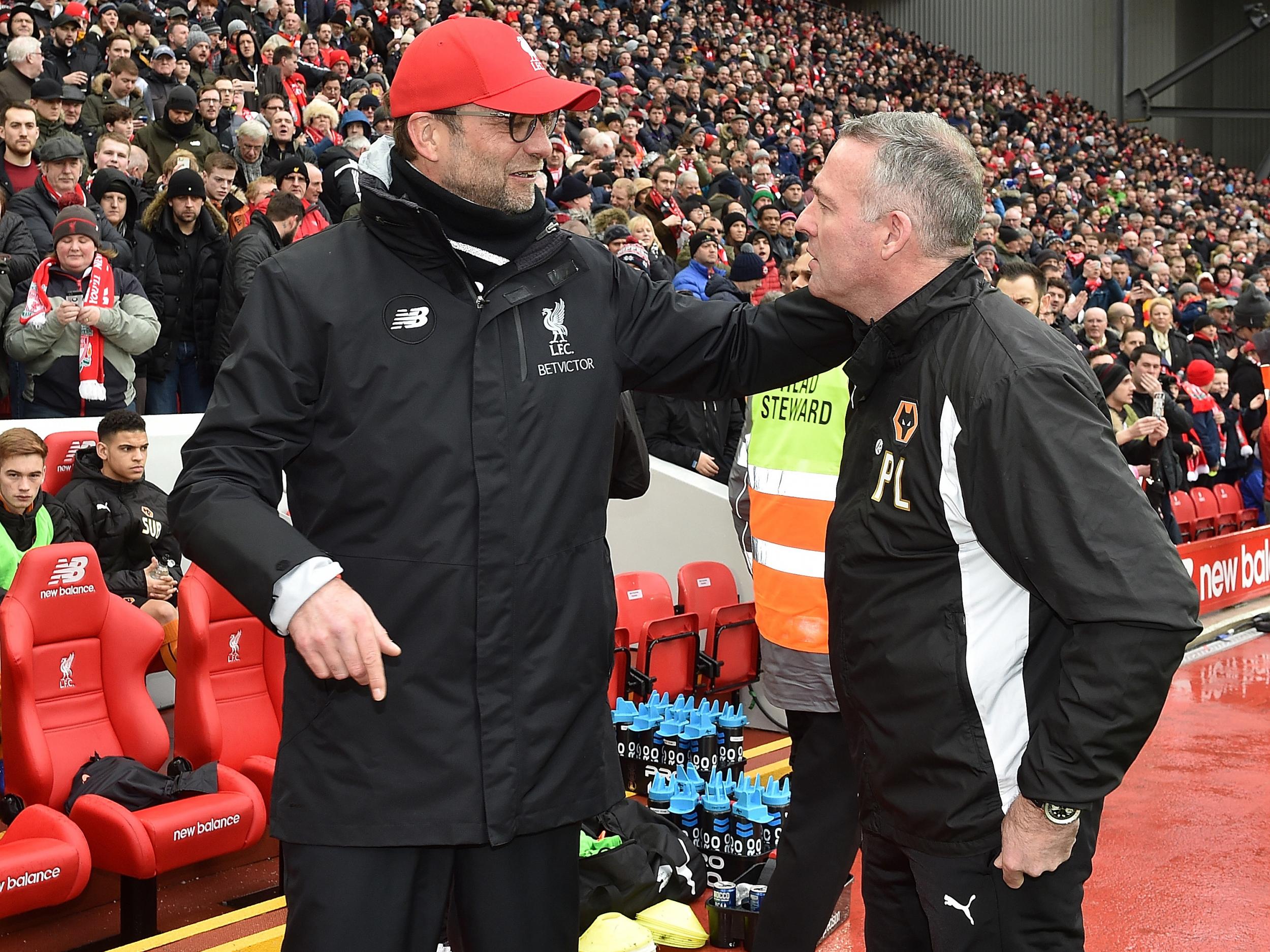 Klopp defended his team selection before the game