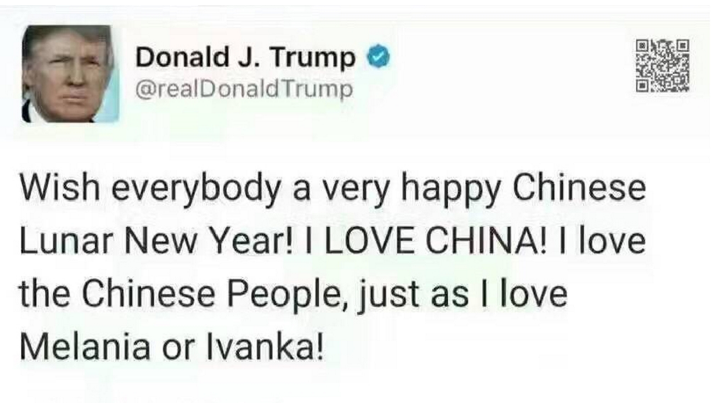 Mr Trump is famous for his outspoken comments about China