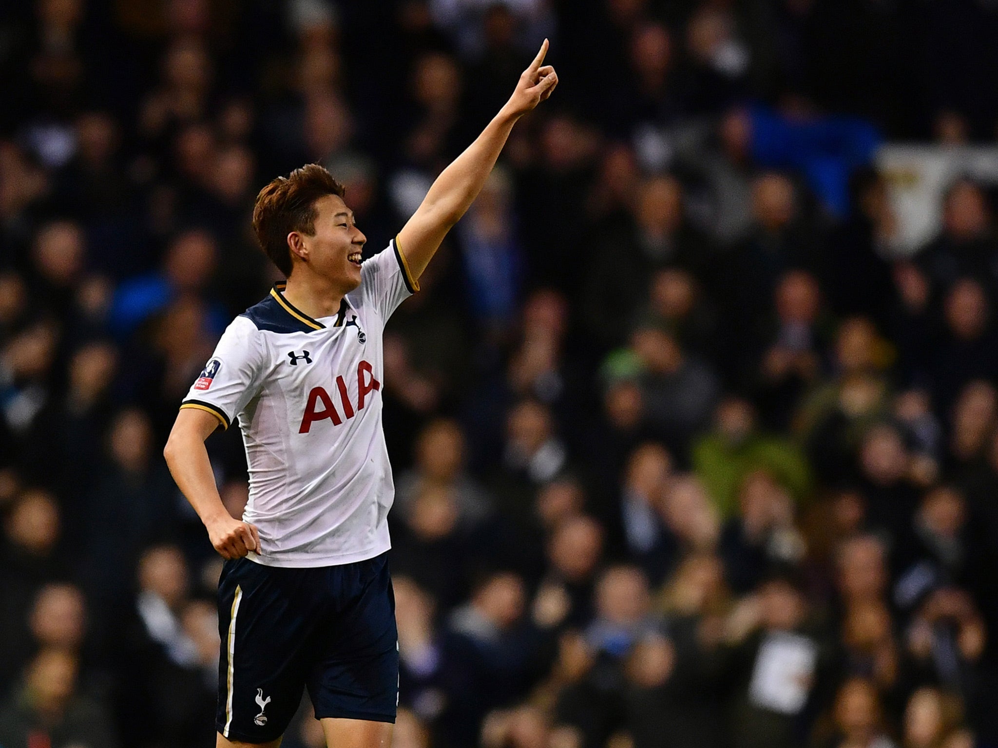 Son's deflected shot brought Spurs back into the game