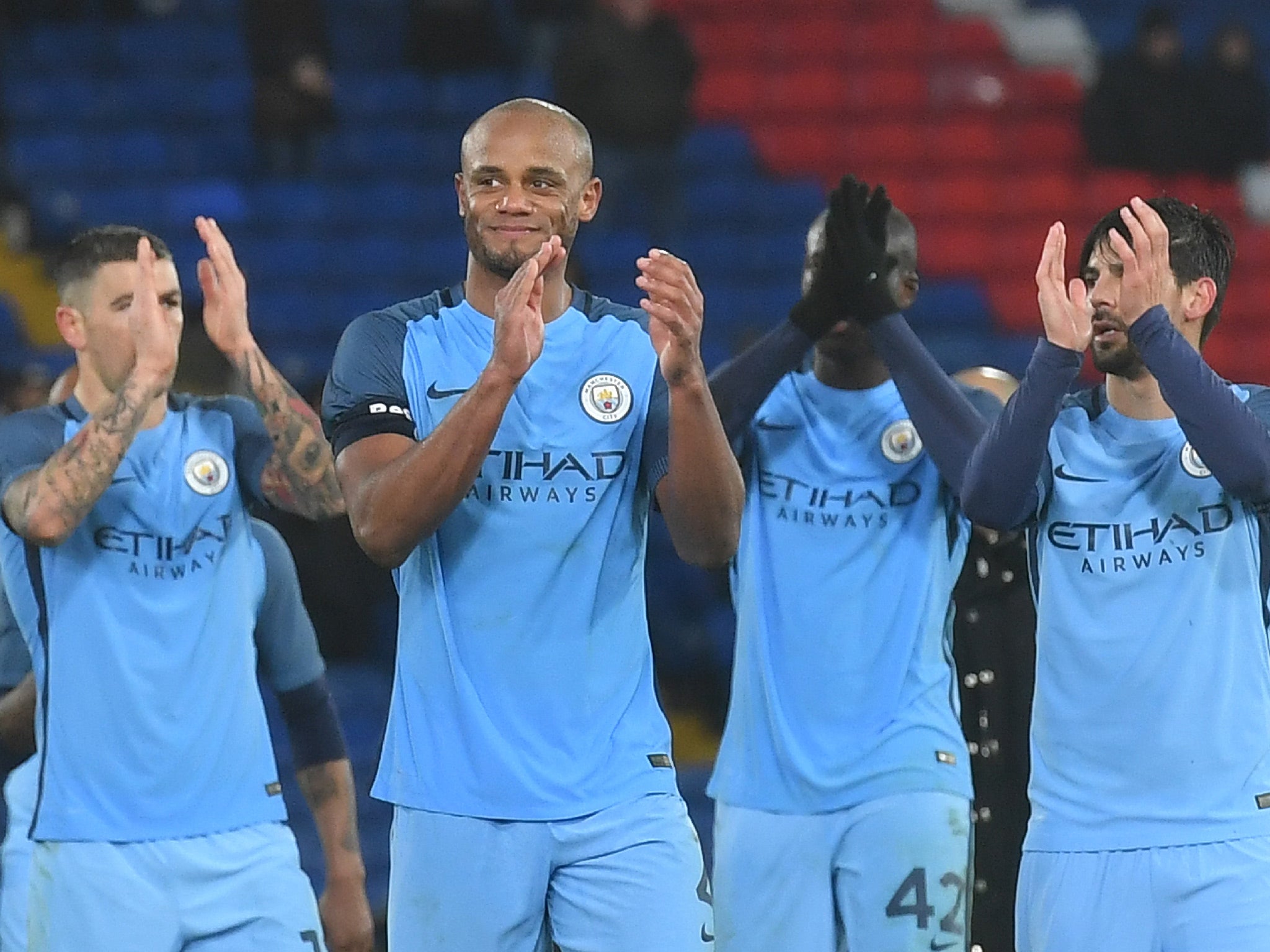 Vincent Kompany had only completed 90 minutes once before his appearance at Selhurst Park