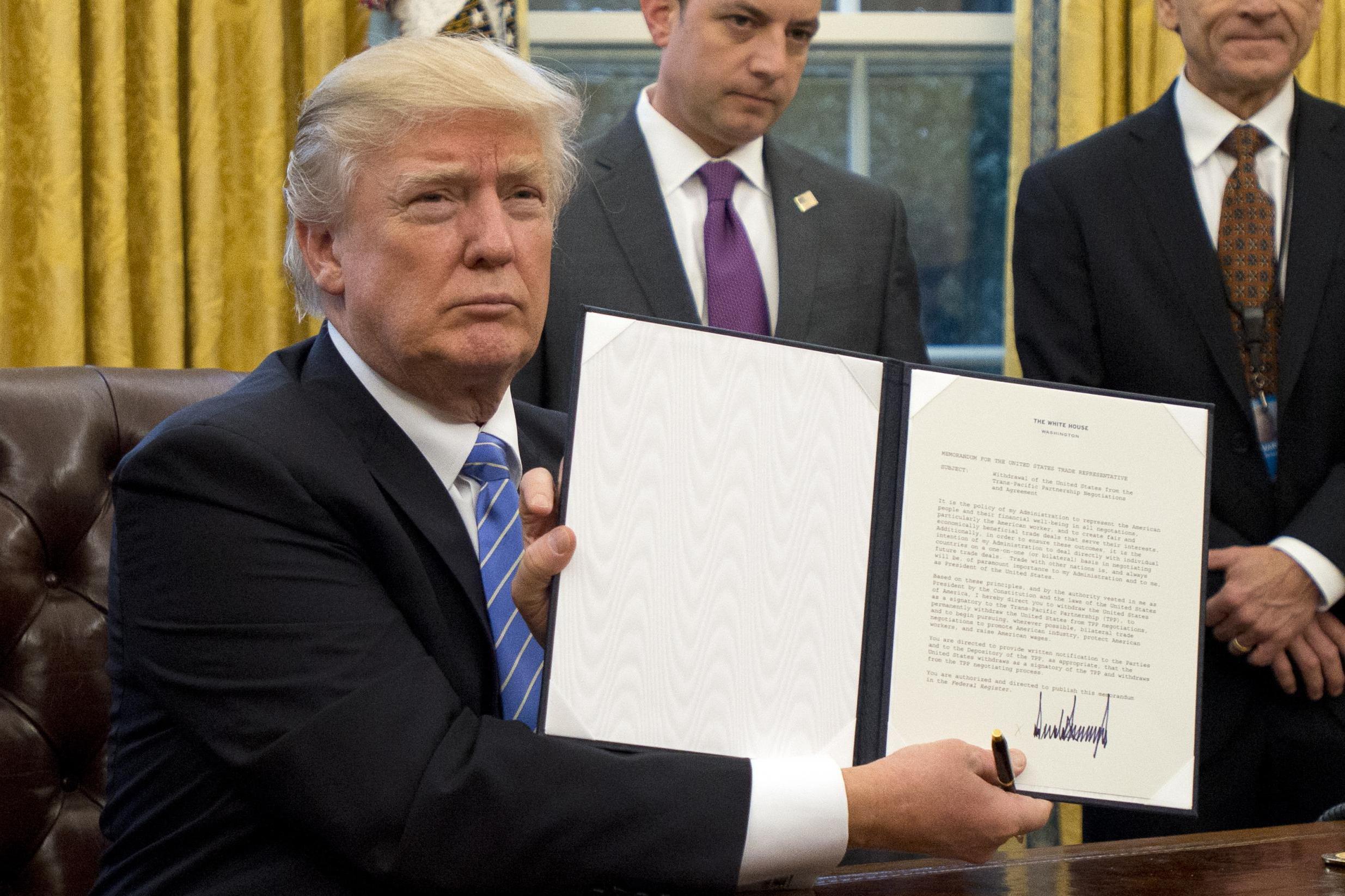 Mr Trump's executive order also suspended the United States' entire refugee program (Getty Images)