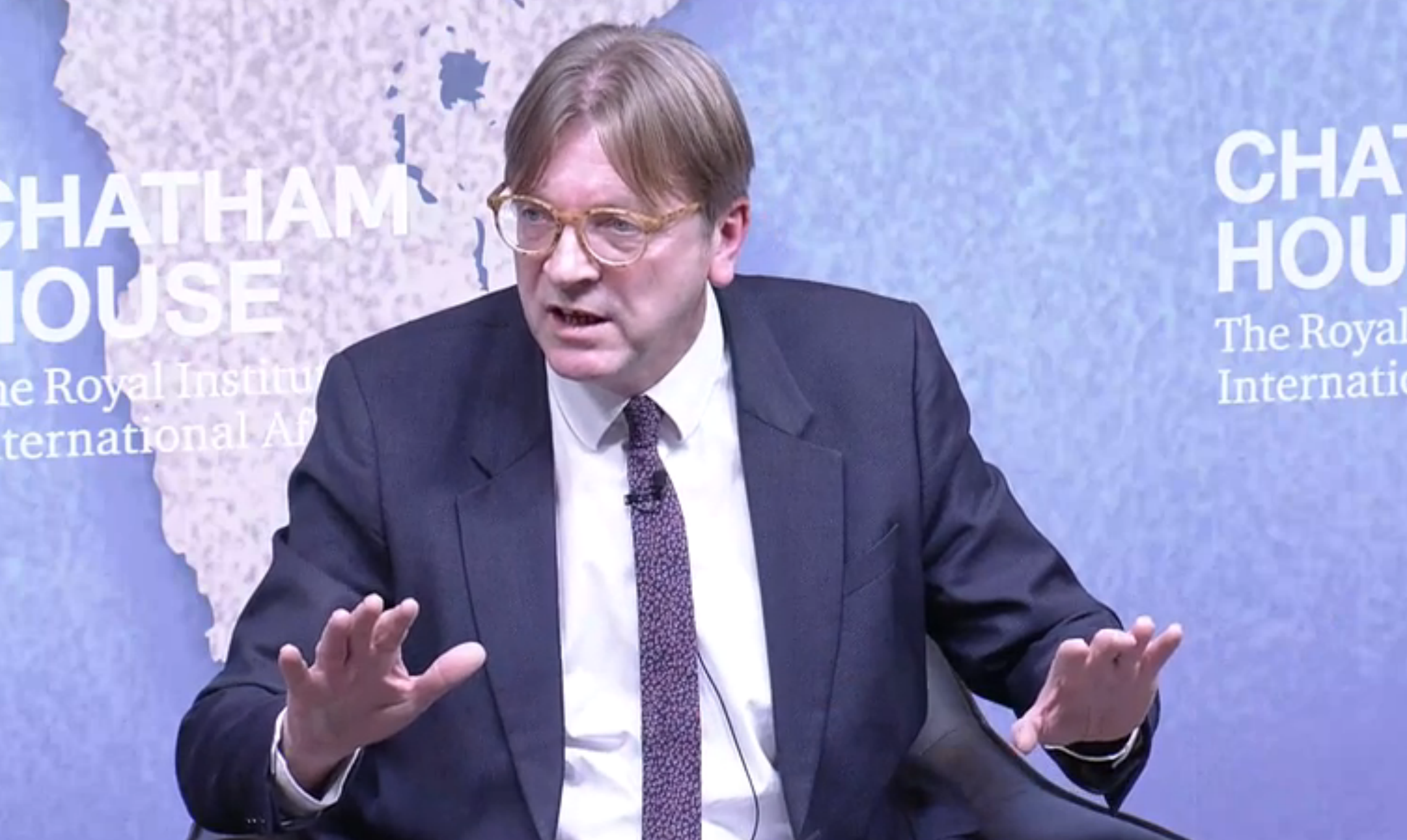 Guy Verhofstadt speaking in London