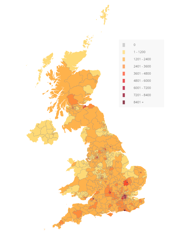 Heat map shows parts of UK that do not want to see US President welcomed with a state visit