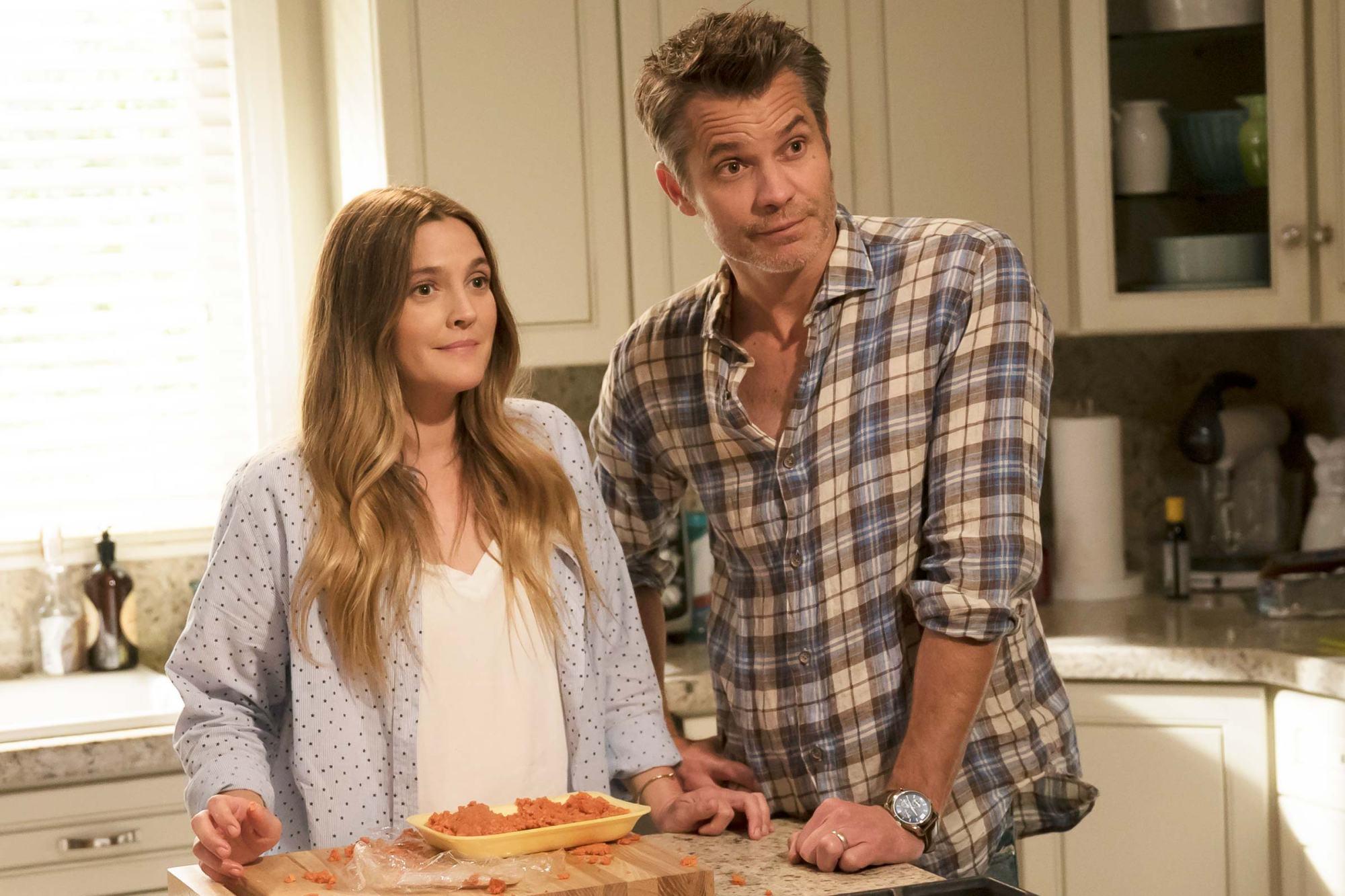 Drew Barrymore and Timothy Olyphant in 'Santa Clarita Diet'