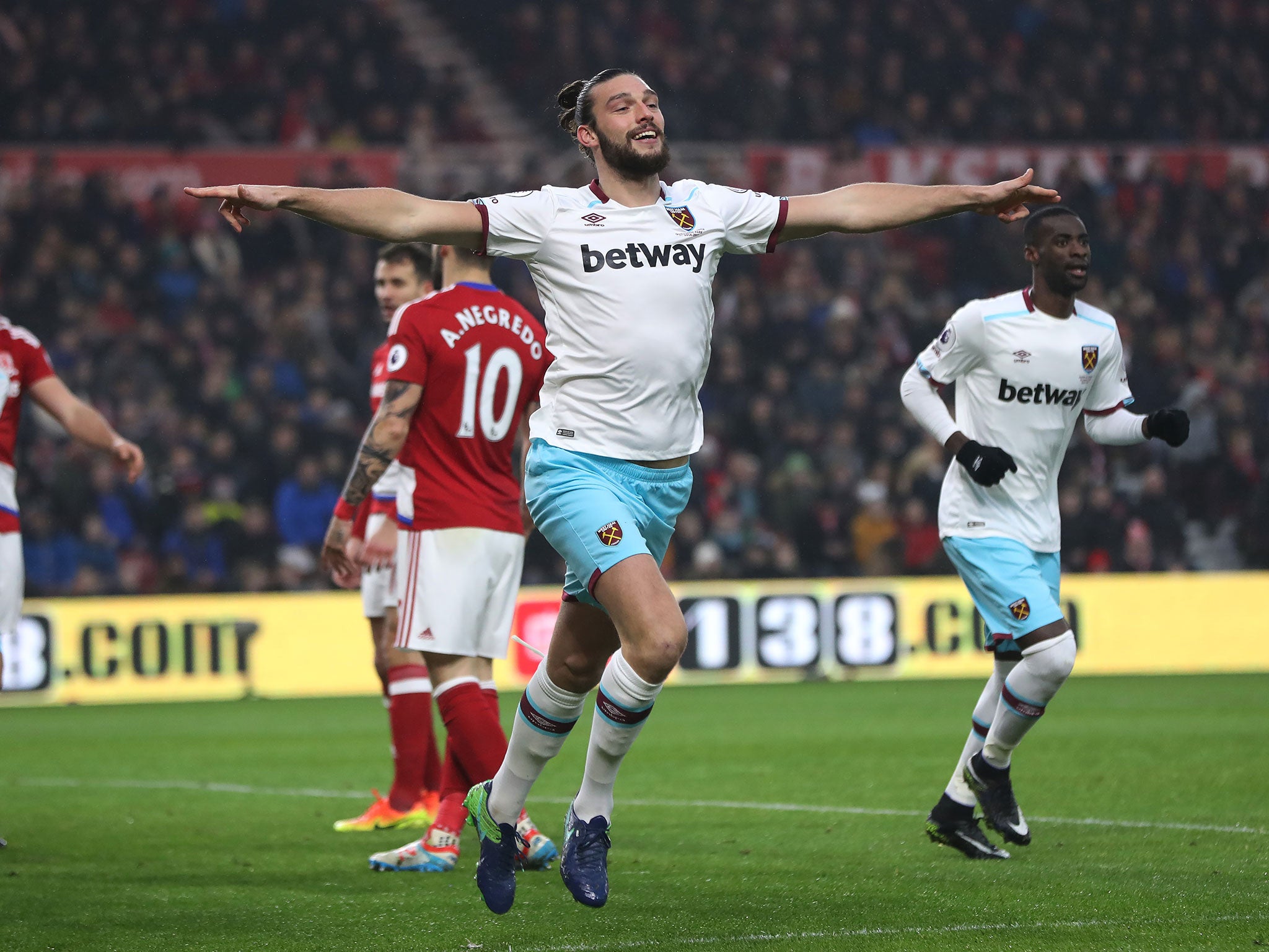 &#13;
Carroll has bounced back from injury to score five goals in 10 appearances &#13;