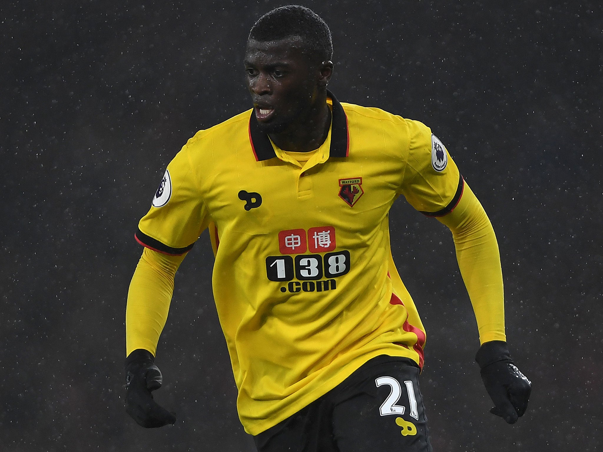M'Baye Niang made his Watford debut against Arsenal on deadline day
