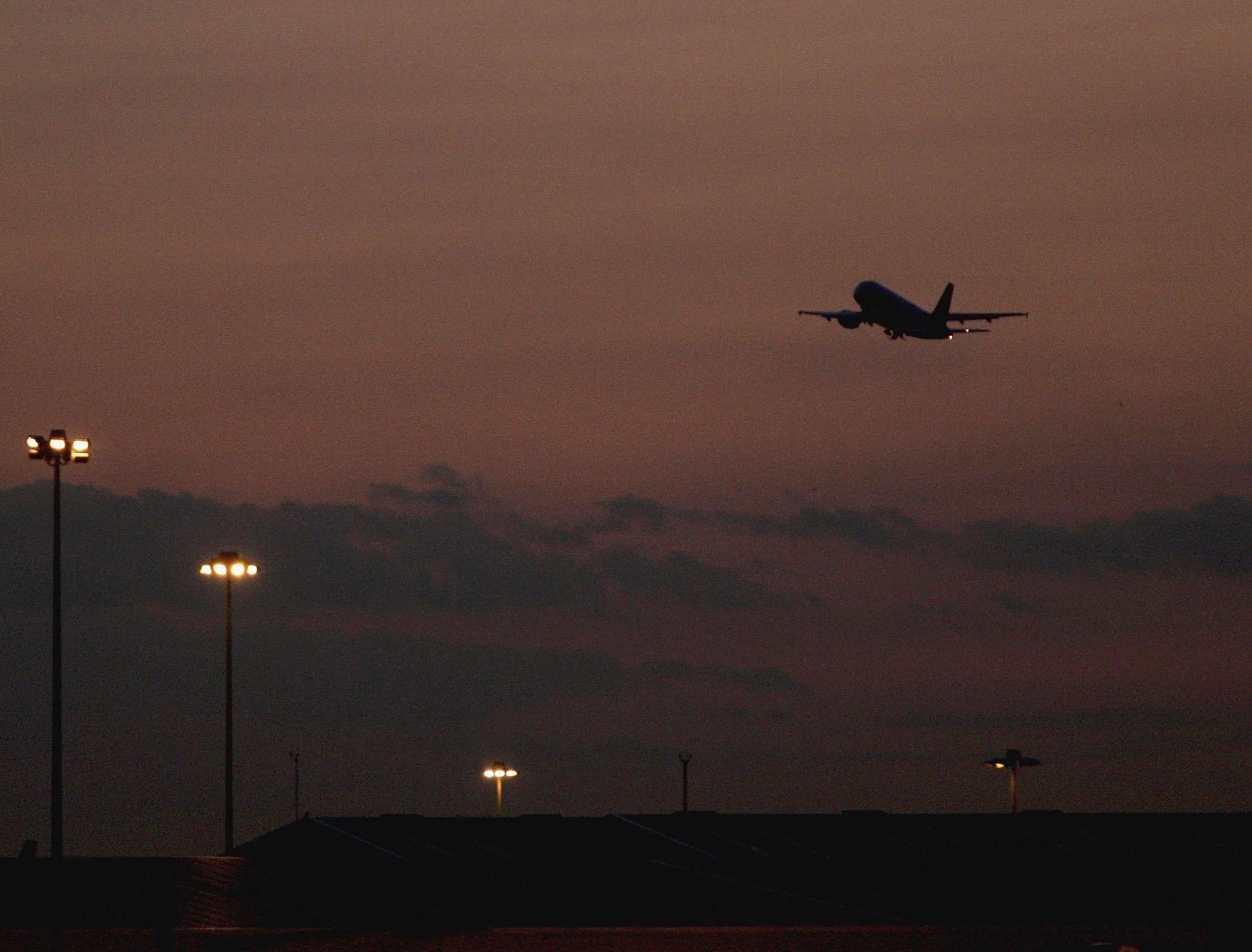 Charter flights forcibly removing immigrants from the country take off late at night from Stansted Airport