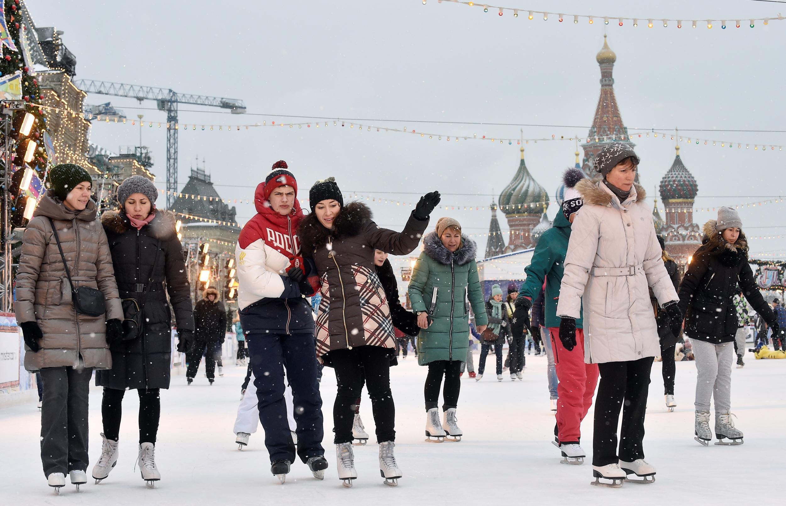 Not all Russians will be as jolly as these – but that doesn’t mean they’re not friendly (Getty)