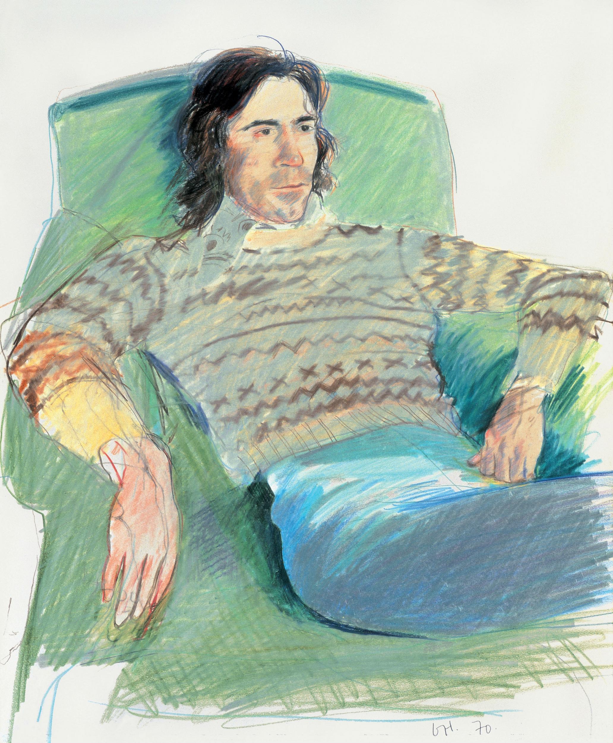 Hockney’s 'Ossie Wearing a Fairisle Sweater', 1970