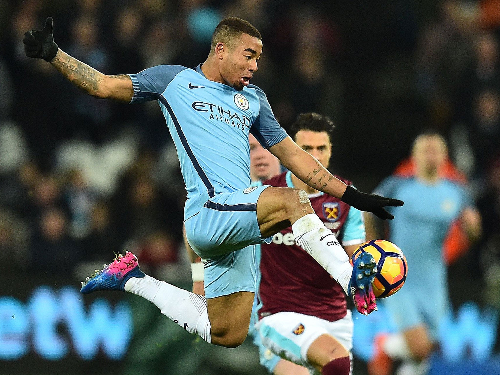 Gabriel Jesus shined in his first Premier League start for City