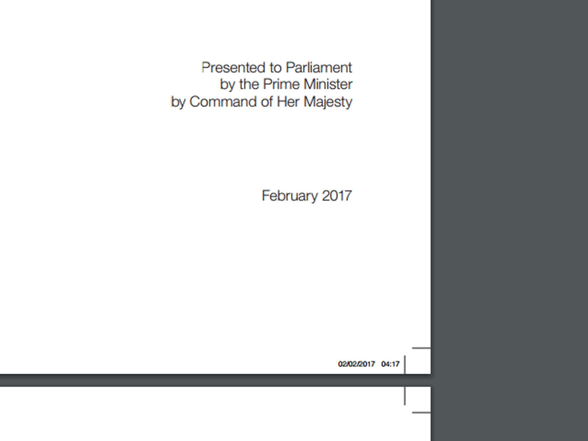 The white paper's time stamp is printed on the bottom right-hand corner of every page