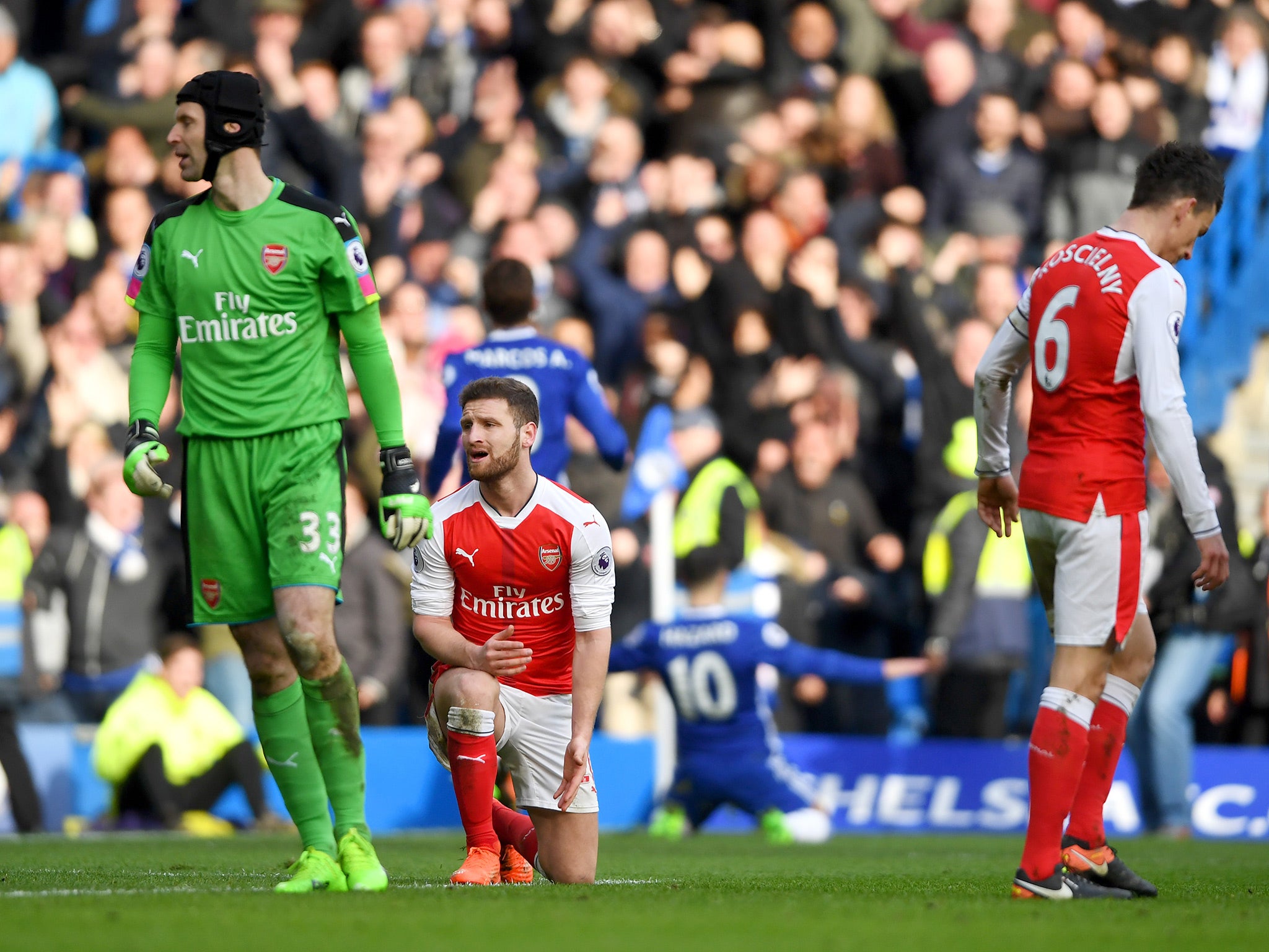 Arsenal's defence was utterly bamboozled by Eden Hazard's brilliant run for Chelsea's second goal