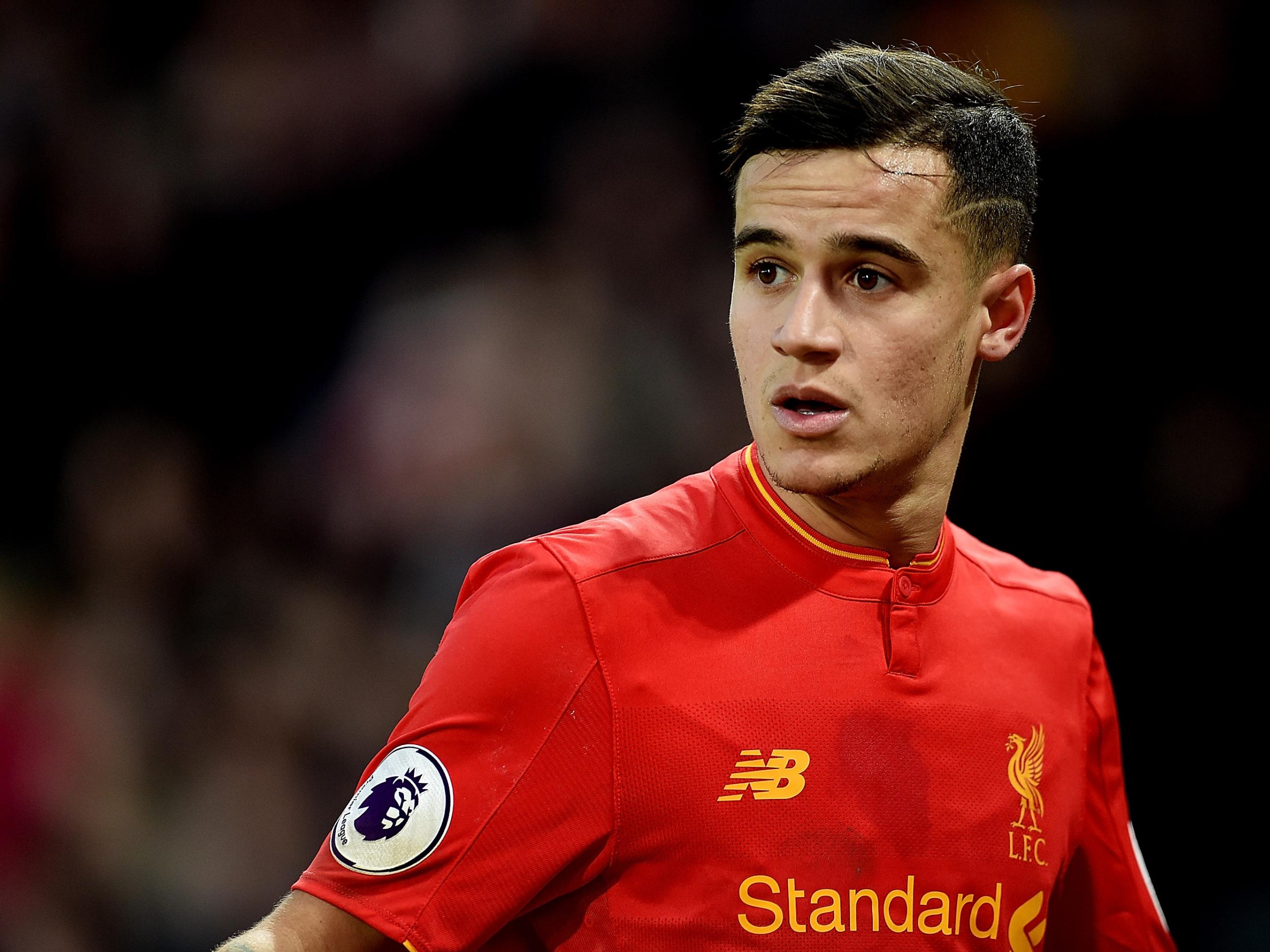 &#13;
Coutinho is looking forward to the Merseyside derby &#13;