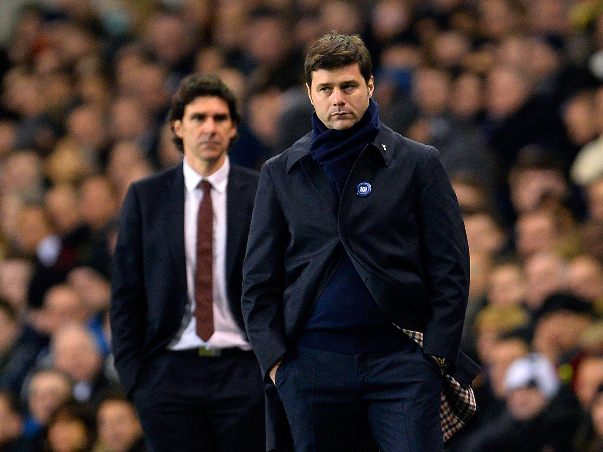 &#13;
Mauricio Pochettino's side remain nine points behind league leaders Chelsea &#13;