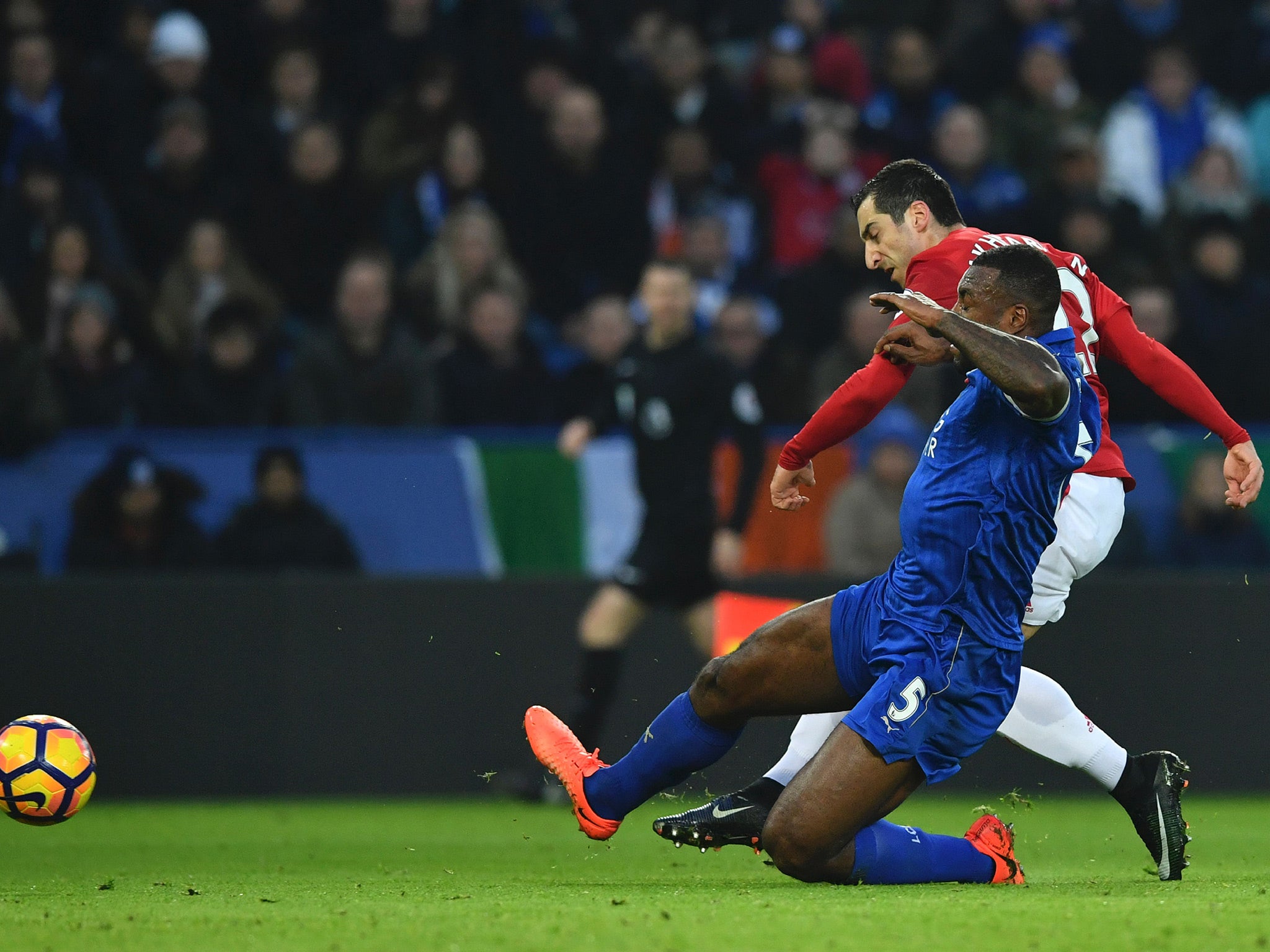 Henrikh Mkhitaryan opened the scoring on the counter just before the break