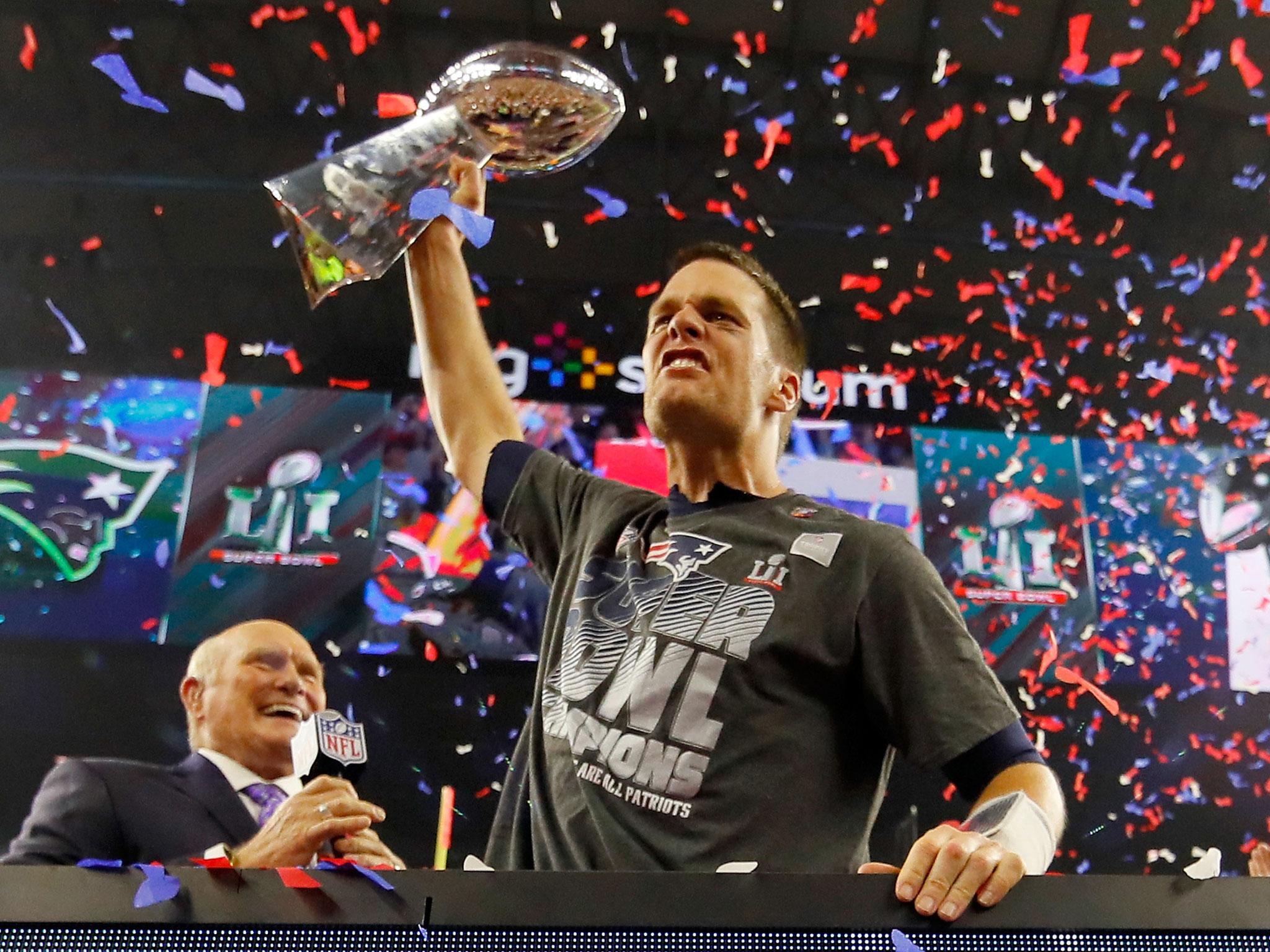 Tom Brady and the New England Patriots are defending champions