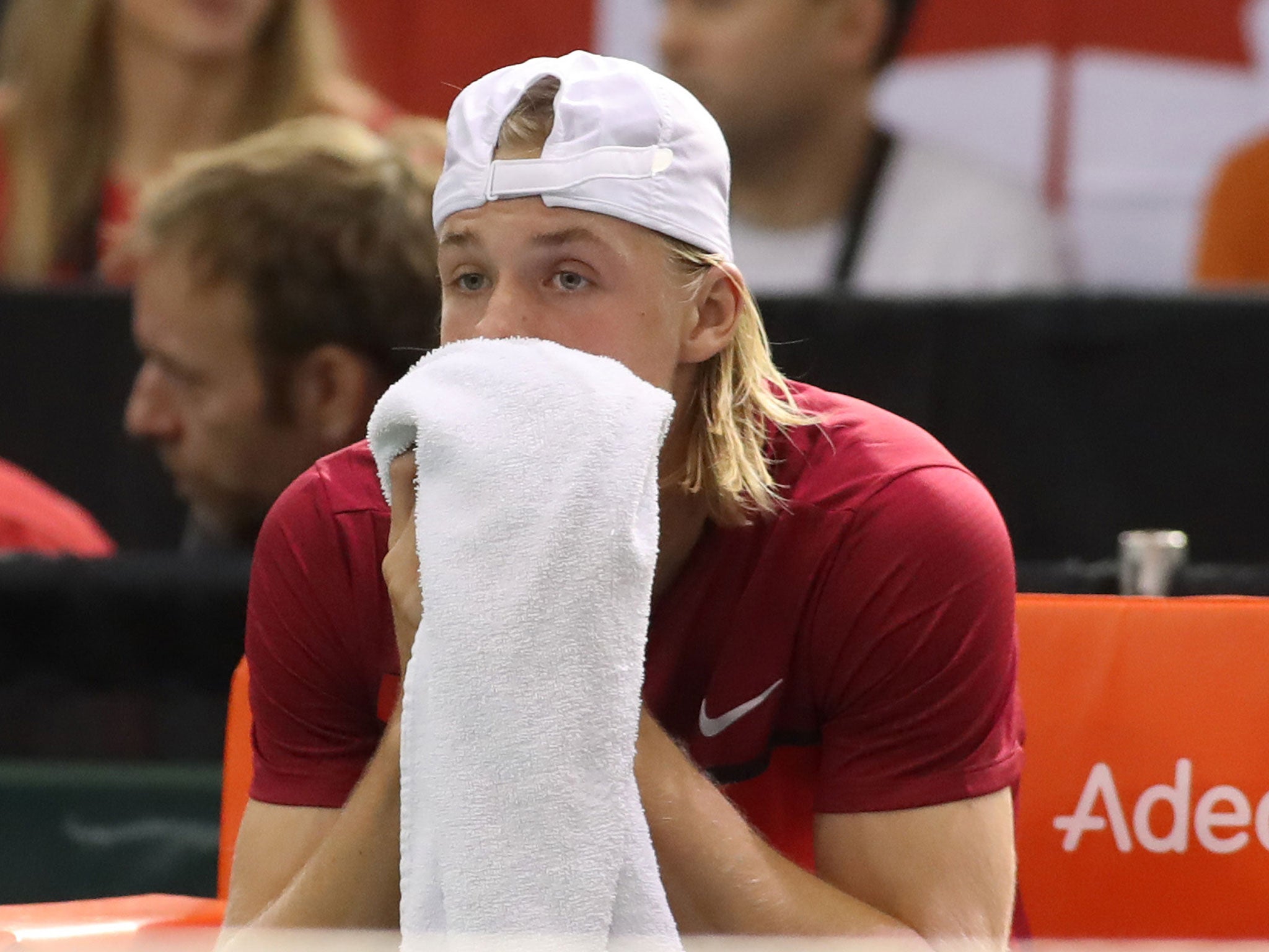 Denis Shapovalov was disqualified for hitting umpire Arnaud Gabas in the face