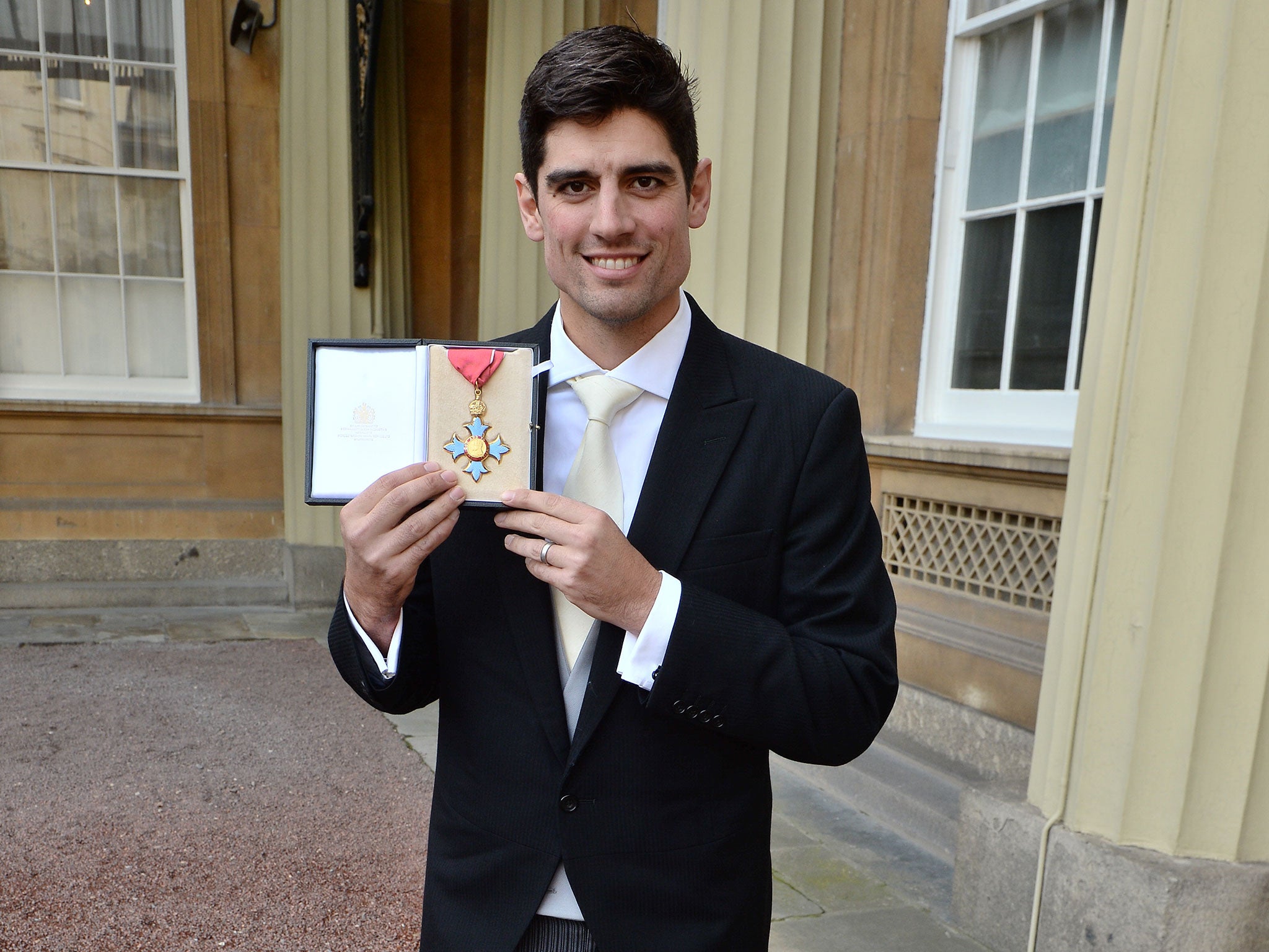 Cook collected his CBE last Friday