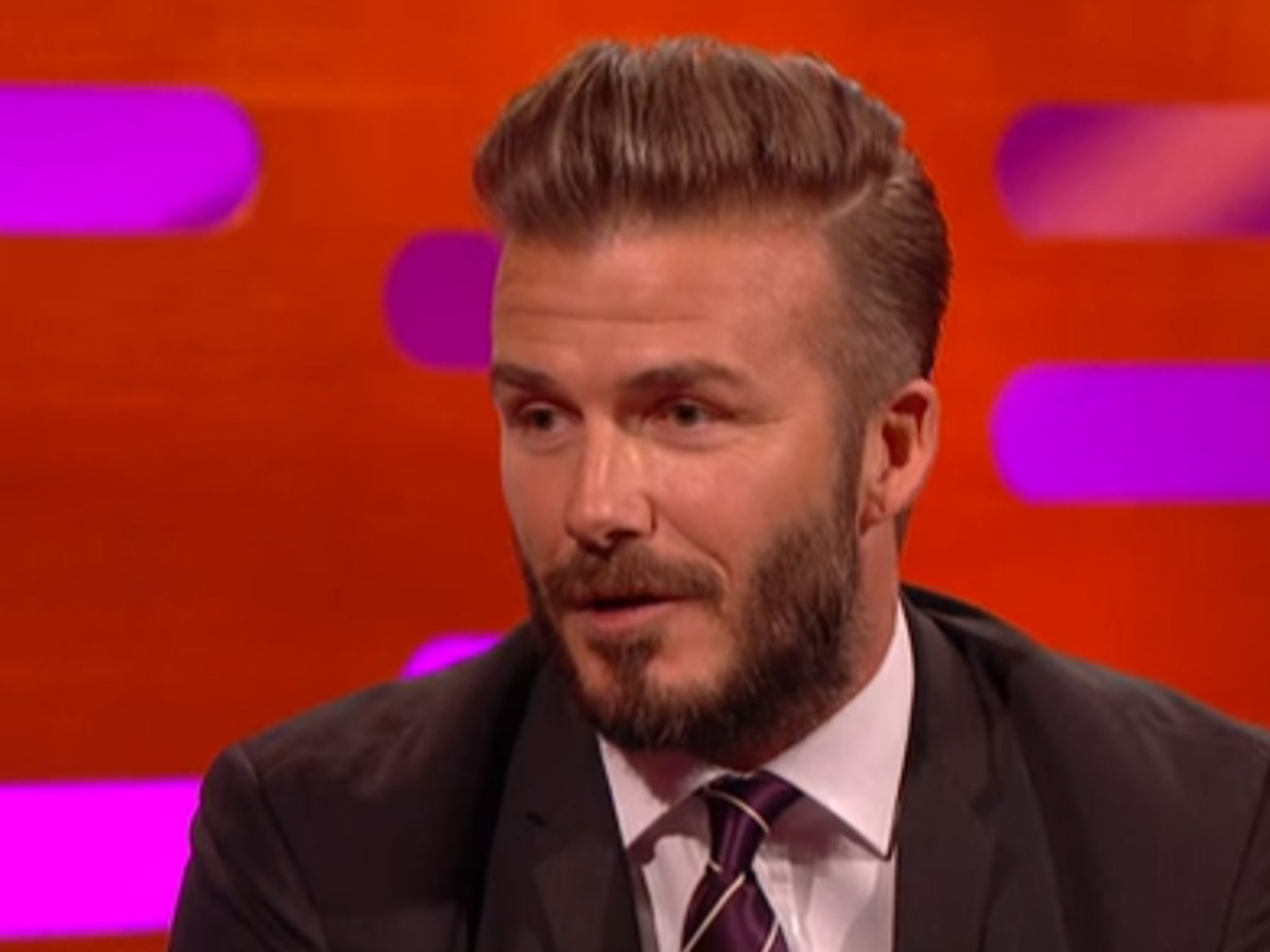 David Beckham on the Graham Norton Show