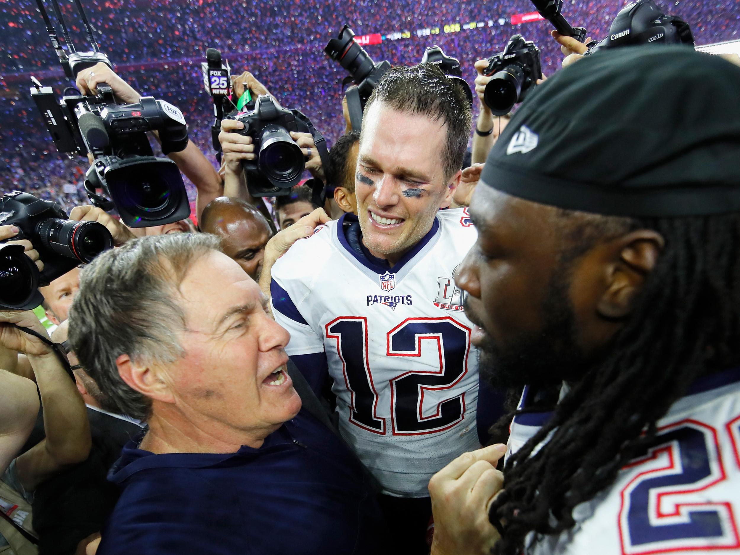 Brady and Belichick won a fifth Super Bowl together