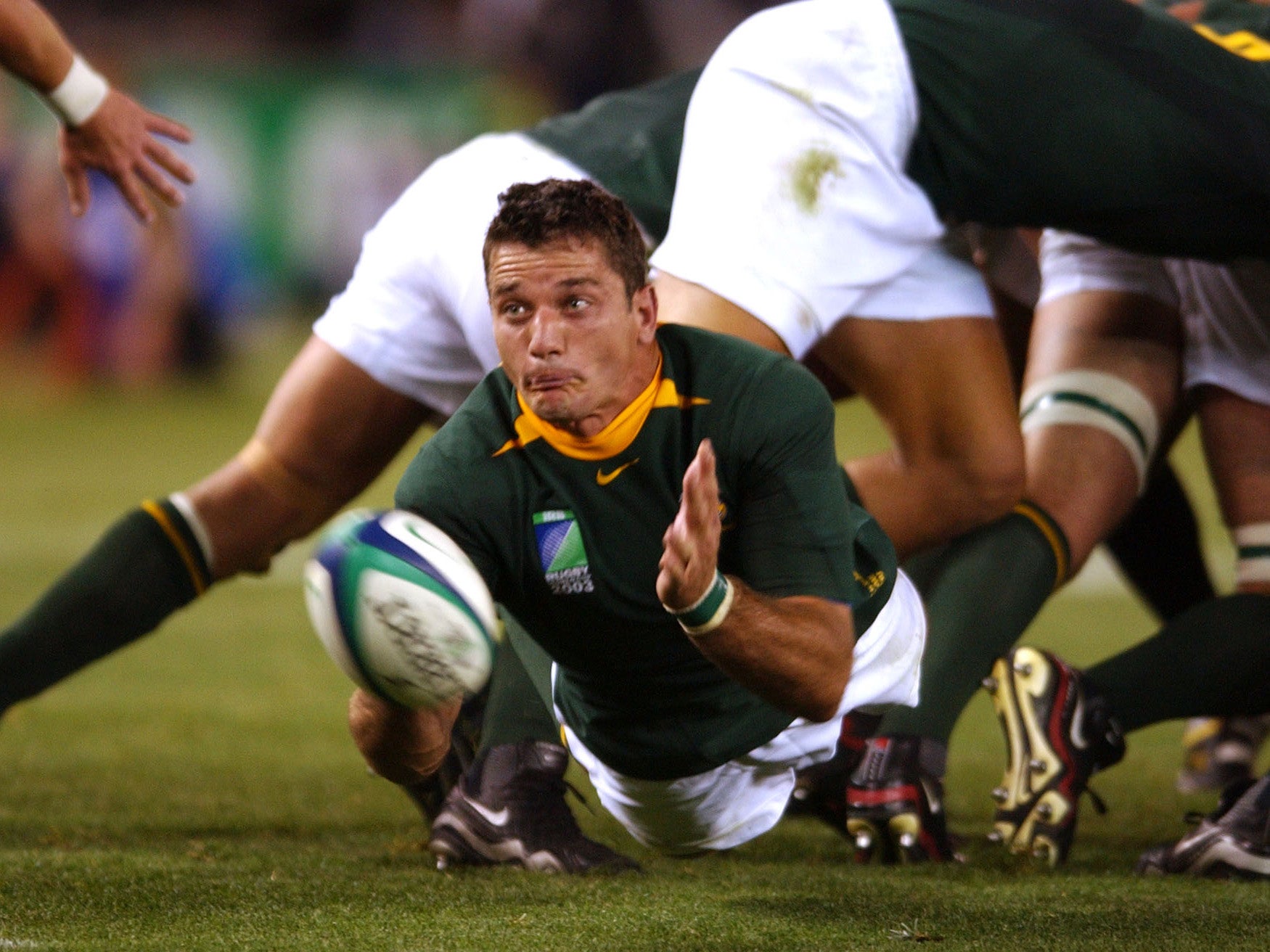 The scrum-half played in 89 Test matches for South Africa