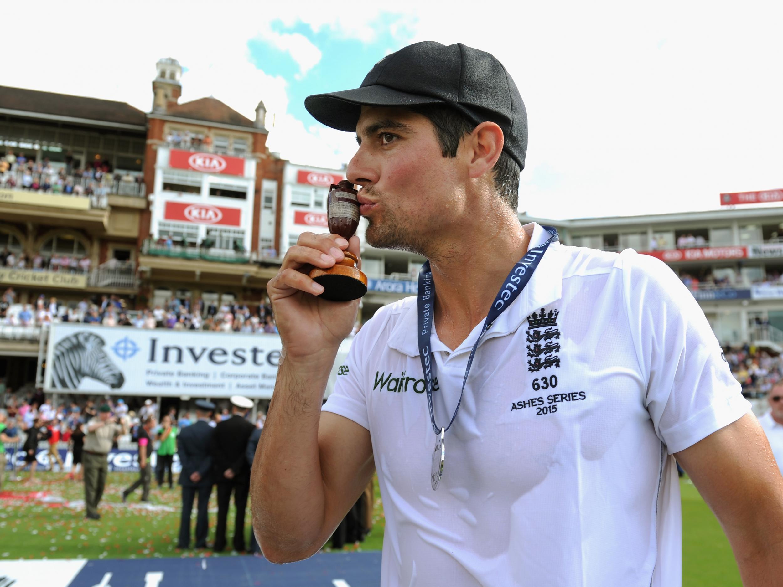 Cook won two Ashes series as captain