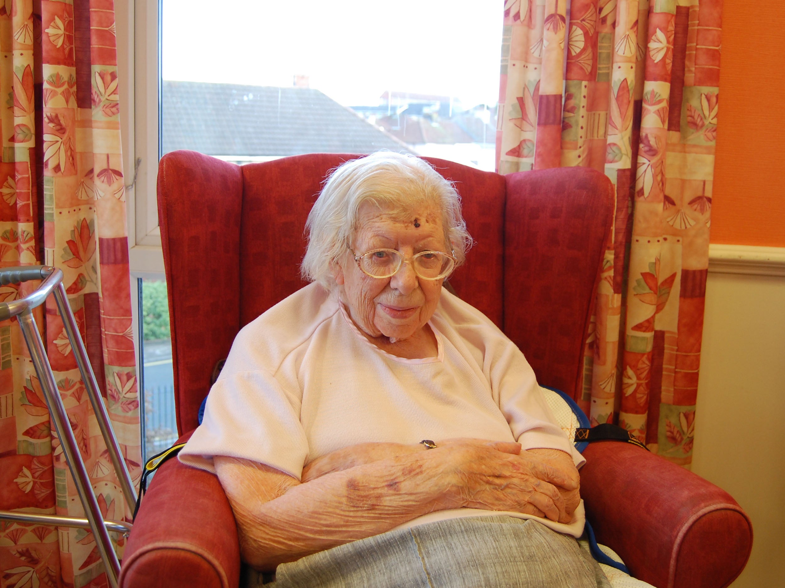 Iris Sibley, 89, spent six months in a hospital ward