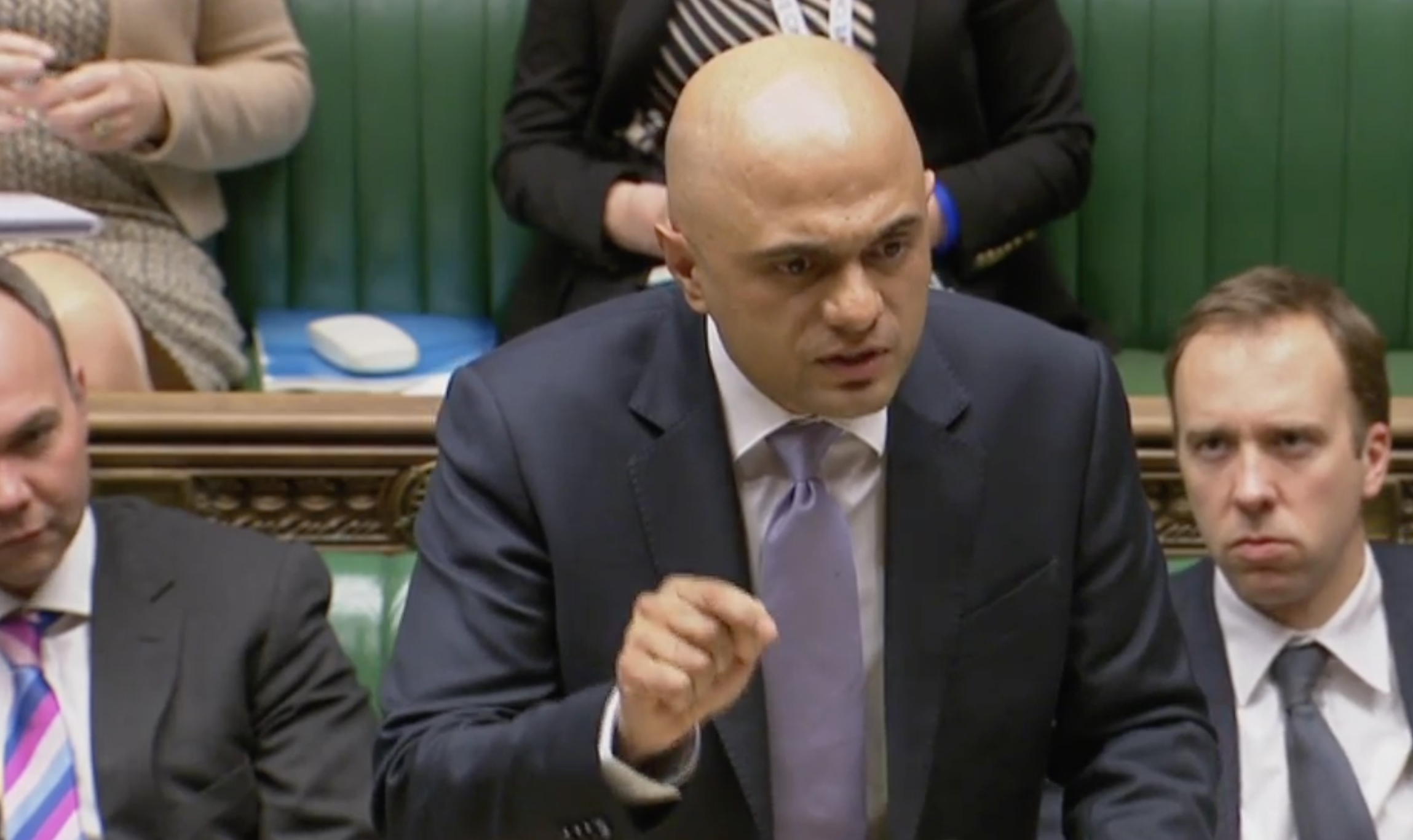 Sajid Javid said not enough homes were being built