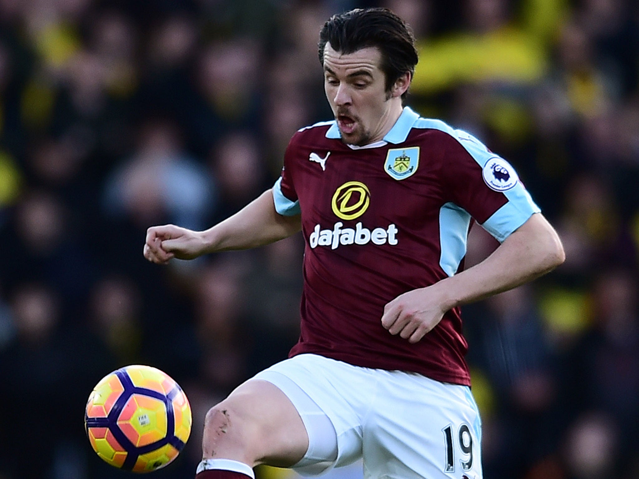 Barton's Burnley side faces Chelsea this weekend