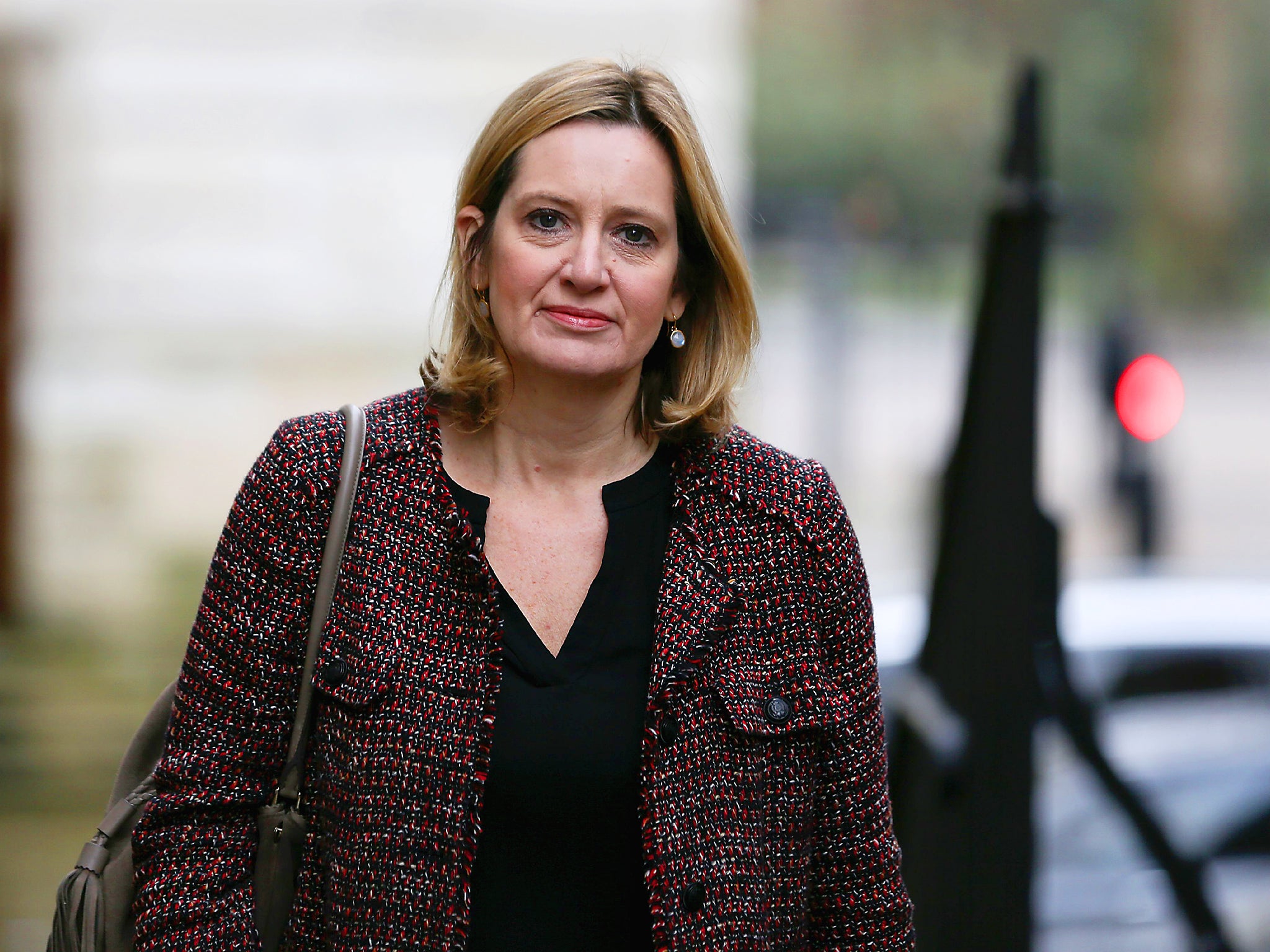 Whiff of double standards? Home Secretary Amber Rudd