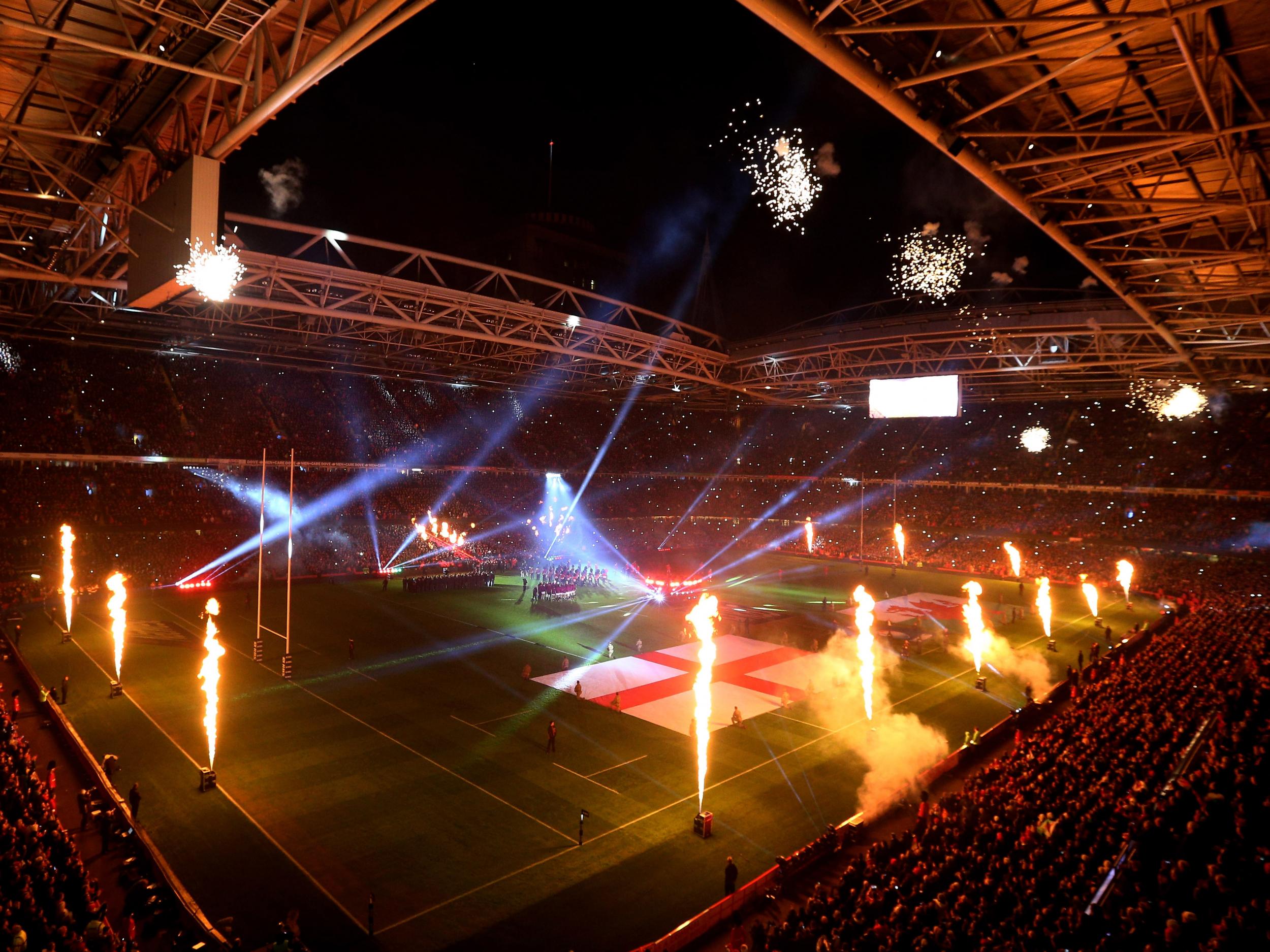 The pyrotechnics were in full flow in Cardiff in 2015