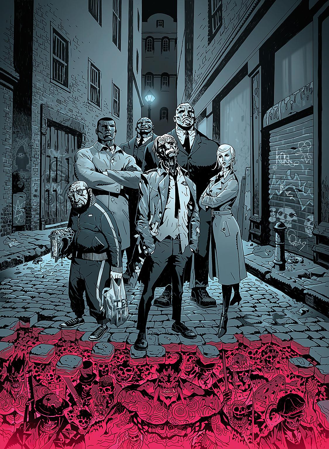 The Absalom strip features policing in 21st century London, though with a supernatural twist