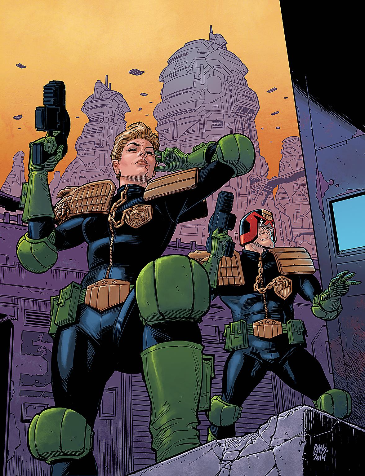 Judges Anderson and Dredd: 2000AD has had a number of strong female characters