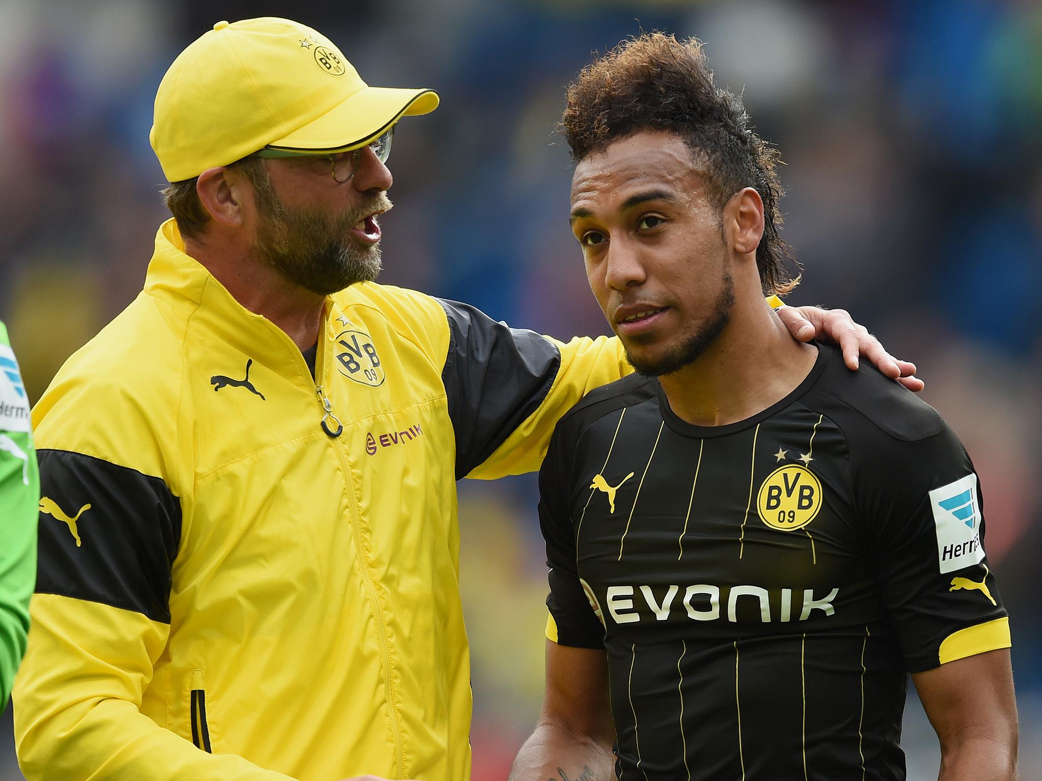 Aubameyang has scored over 100 goals since signing for Dortmund in 2013