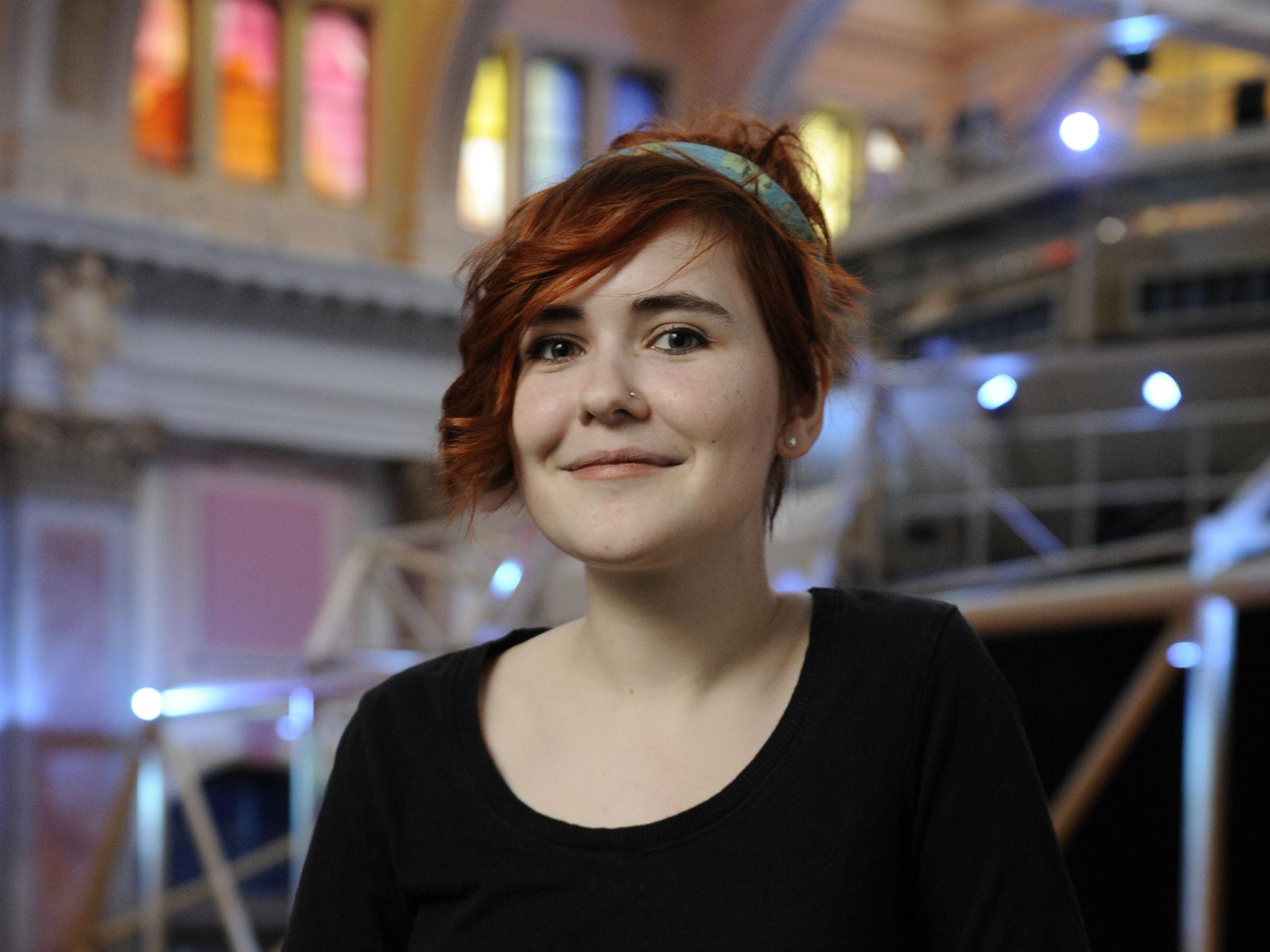 Katherine Soper, 25, whose play ‘Wish List’ is currently a hit at the Royal Court